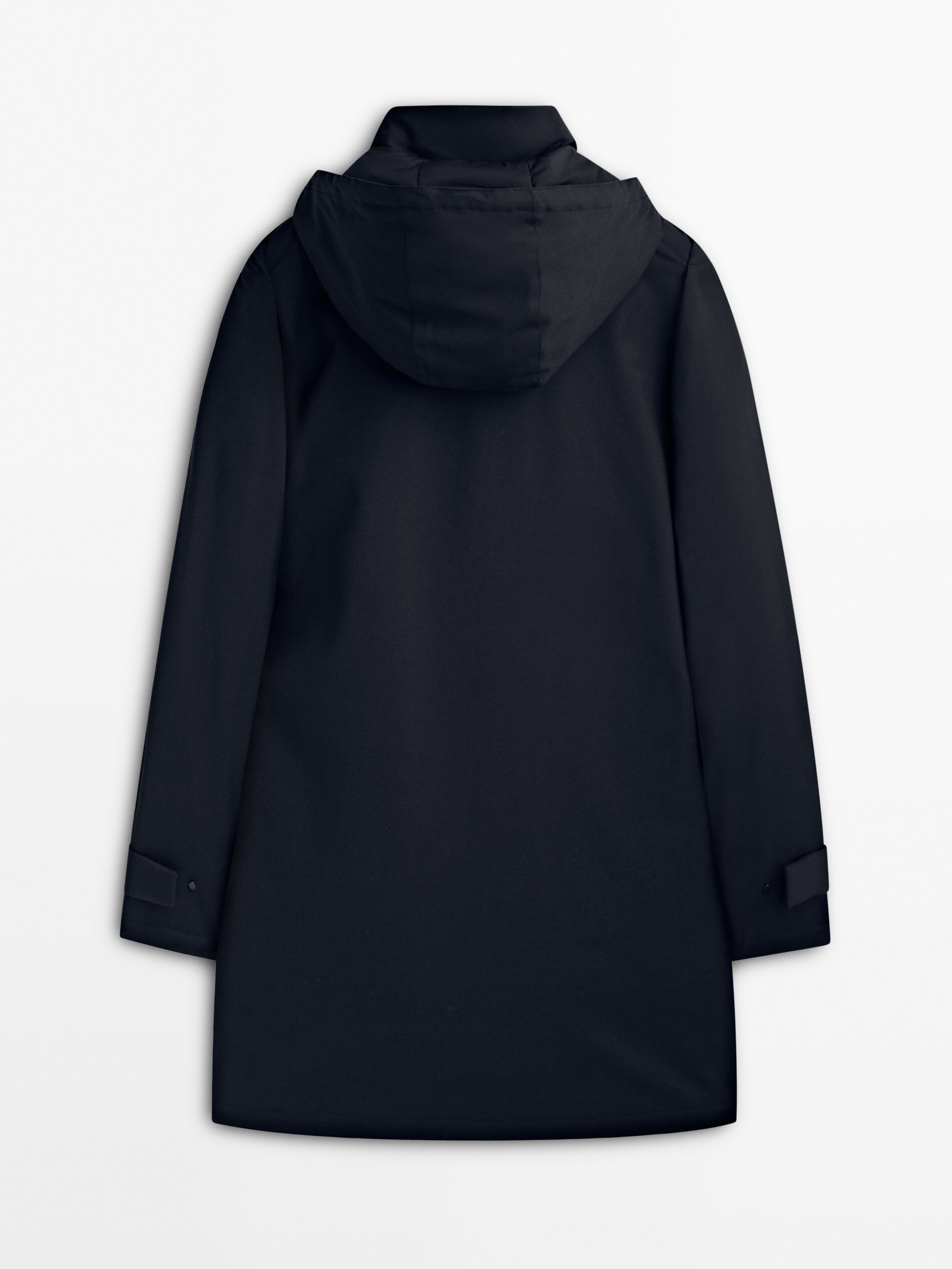 Long hooded 2025 jacket