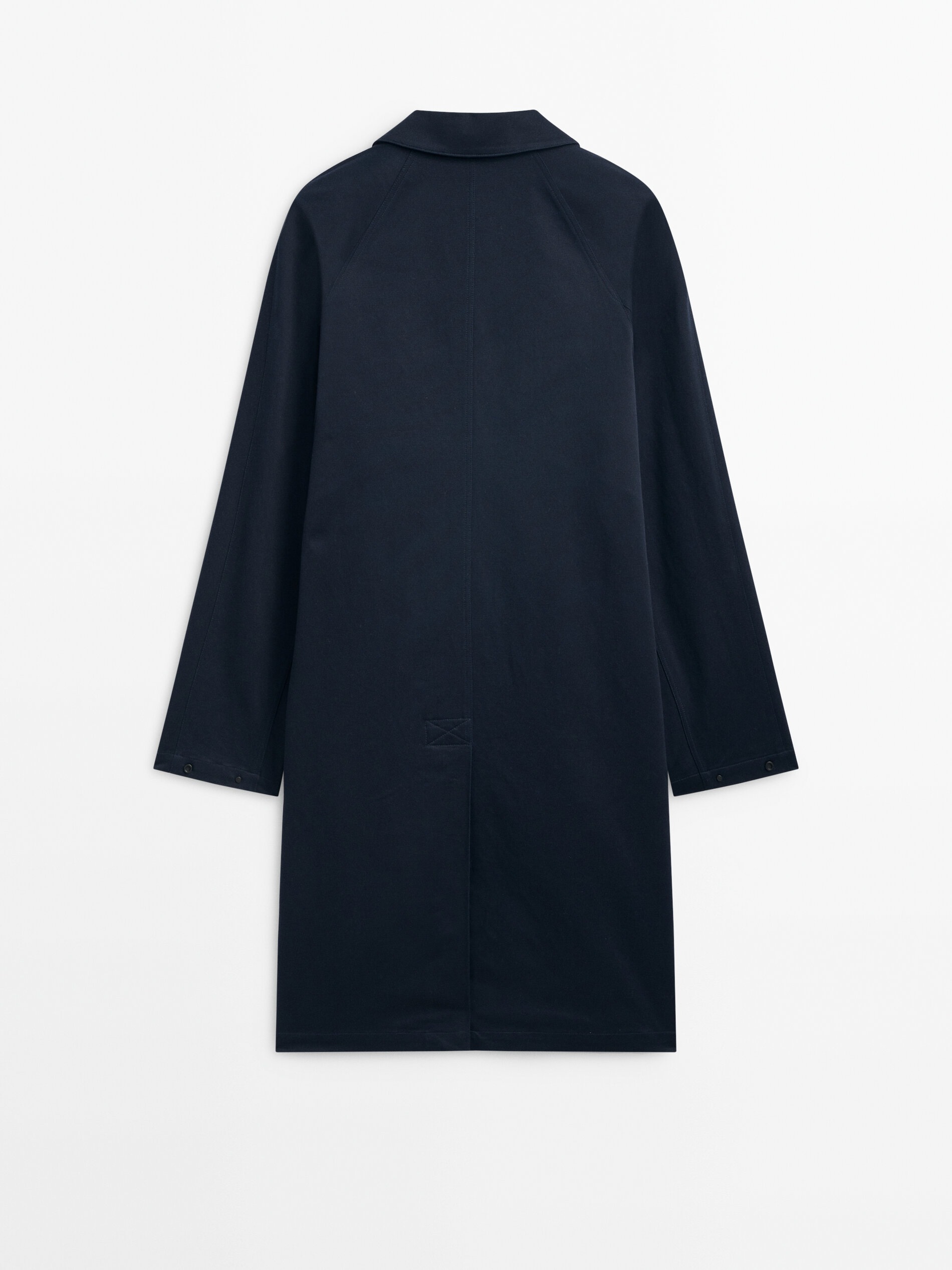 Massimo dutti blue coat hotsell