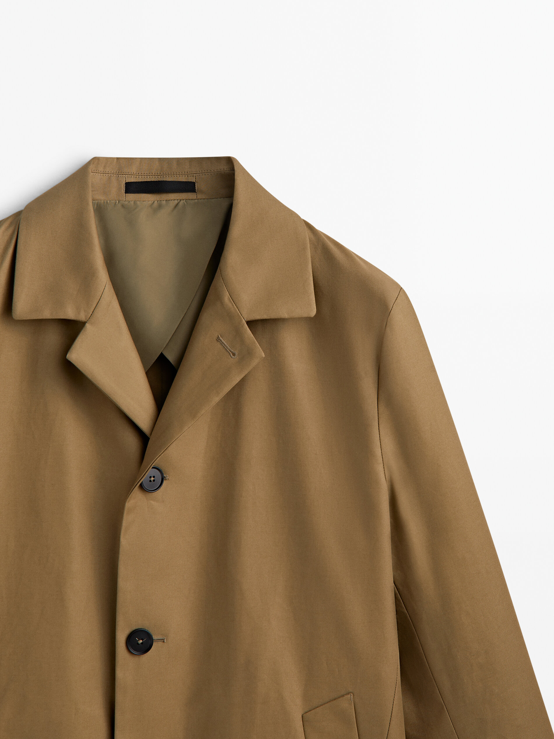 Massimo dutti on sale trench coat mens
