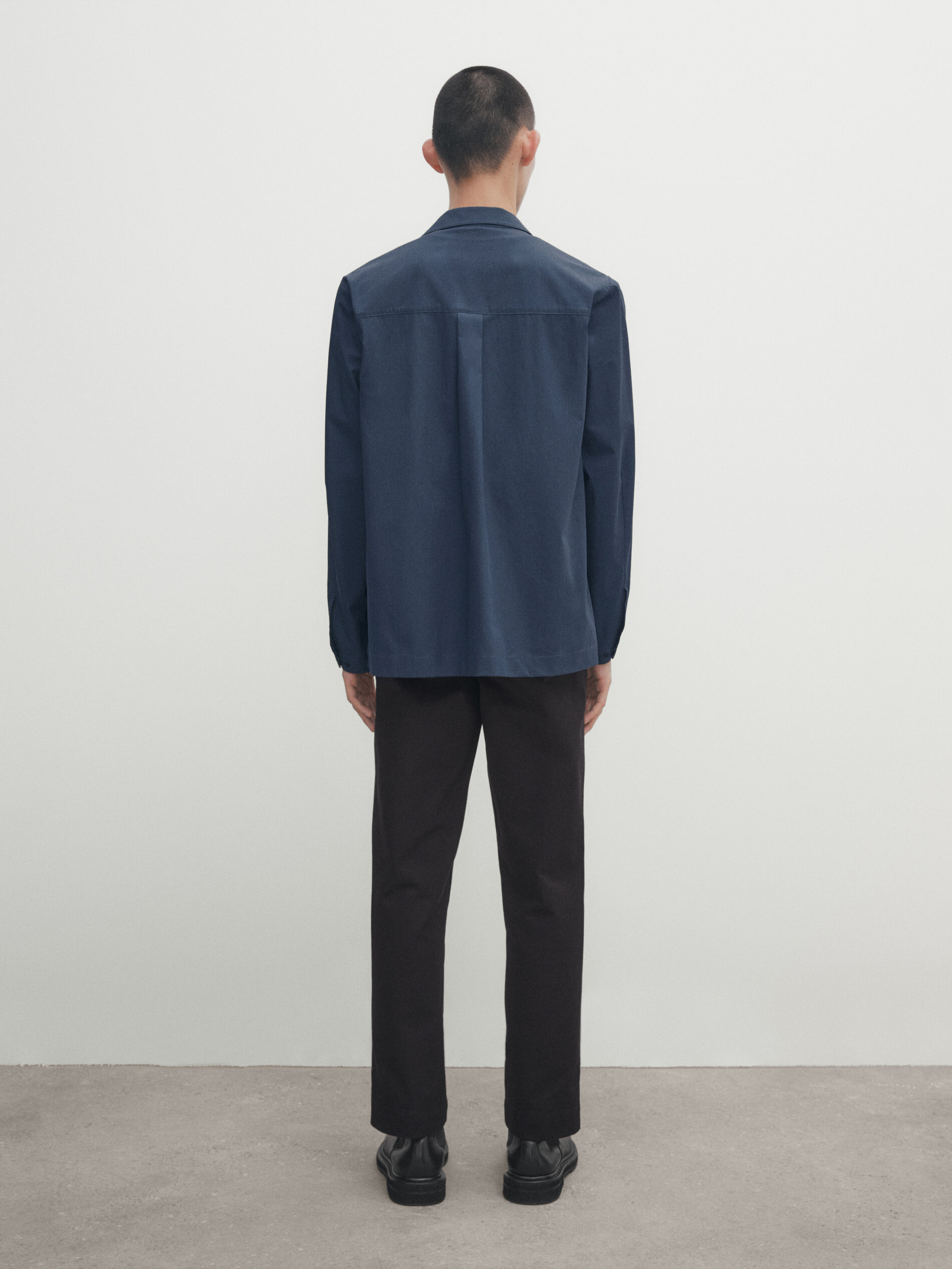 Camicia con discount bottoni automatici