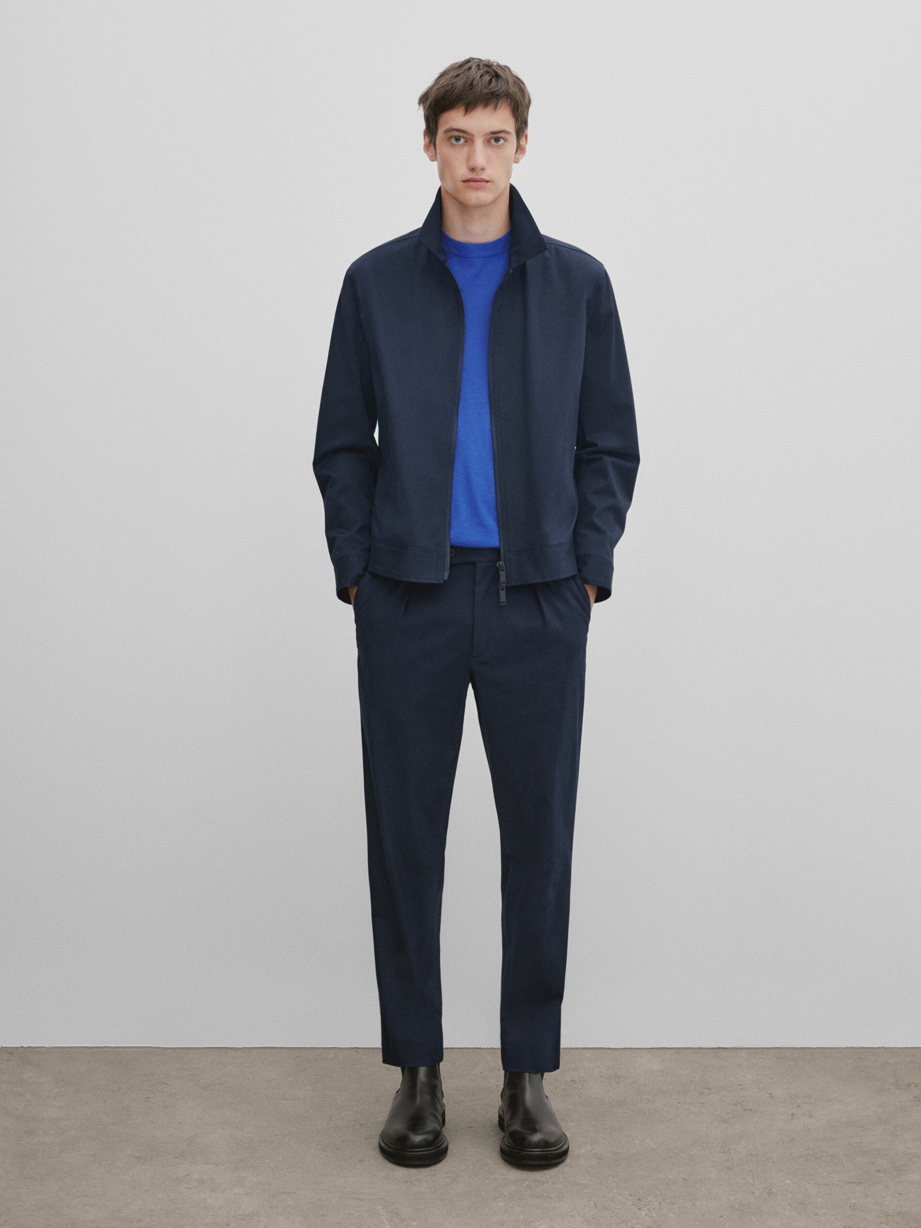 Massimo dutti shop blue jacket