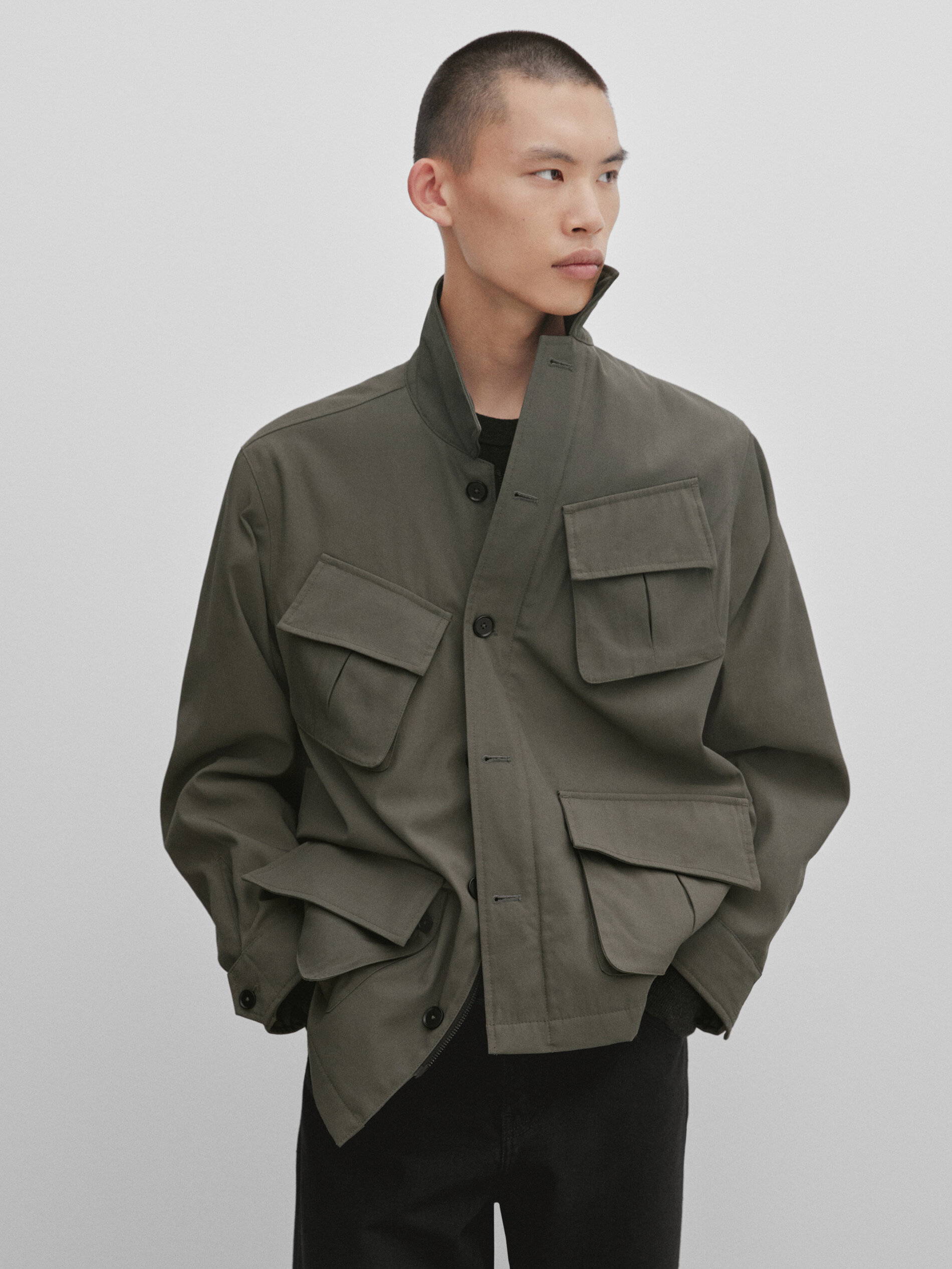 Grey 2025 utility jacket