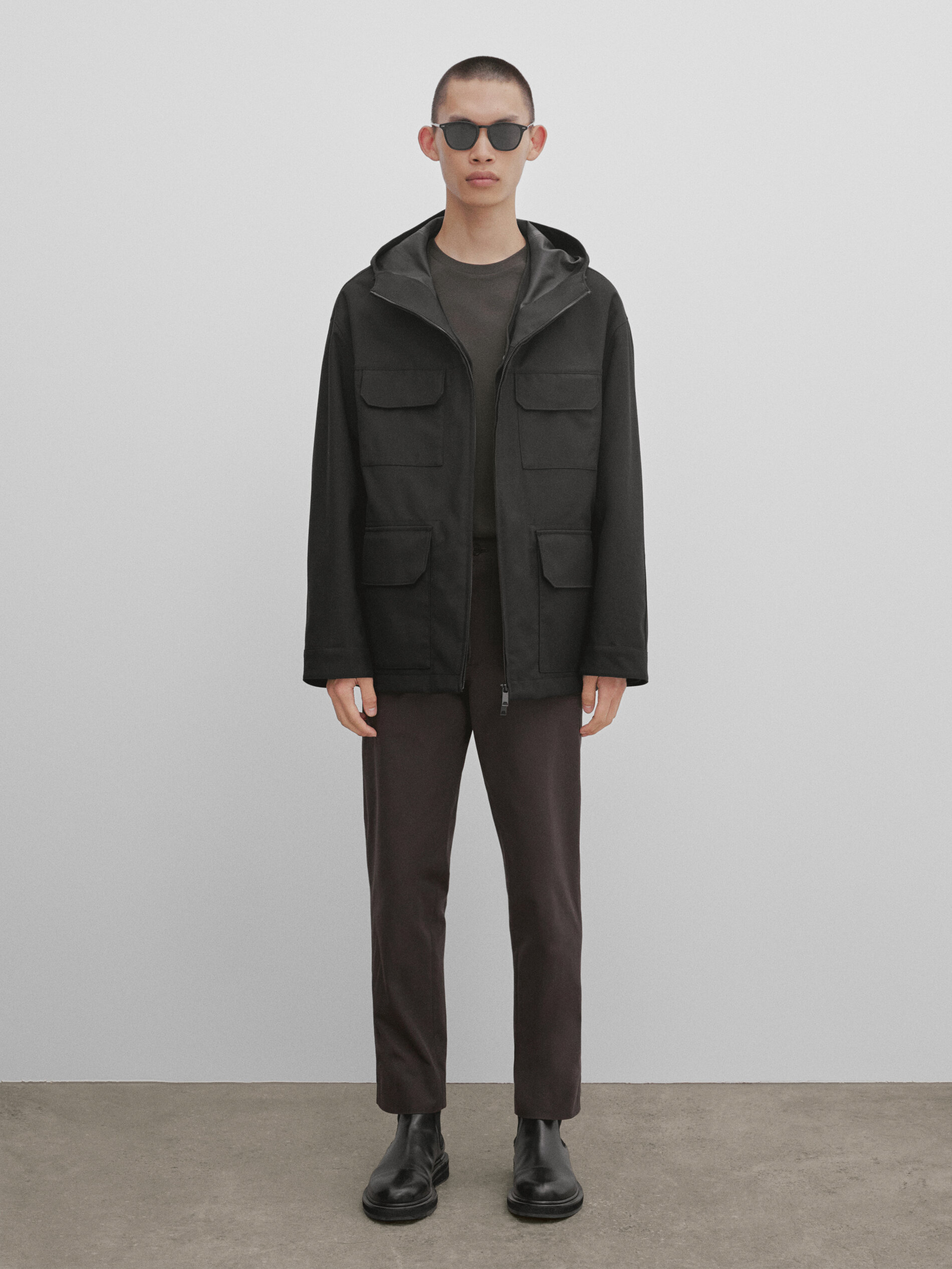 Parka massimo dutti best sale