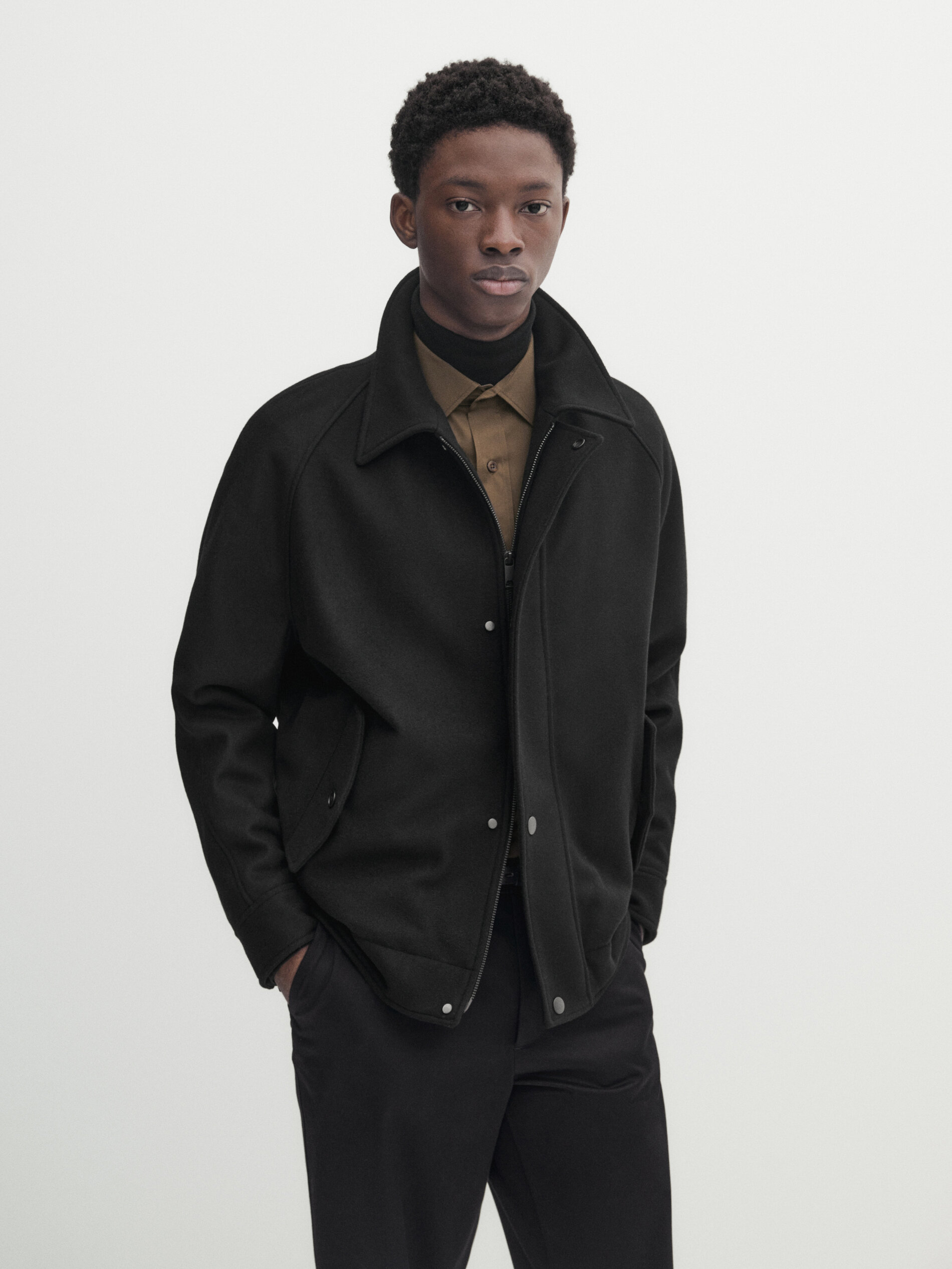 Massimo dutti top bomber jacket
