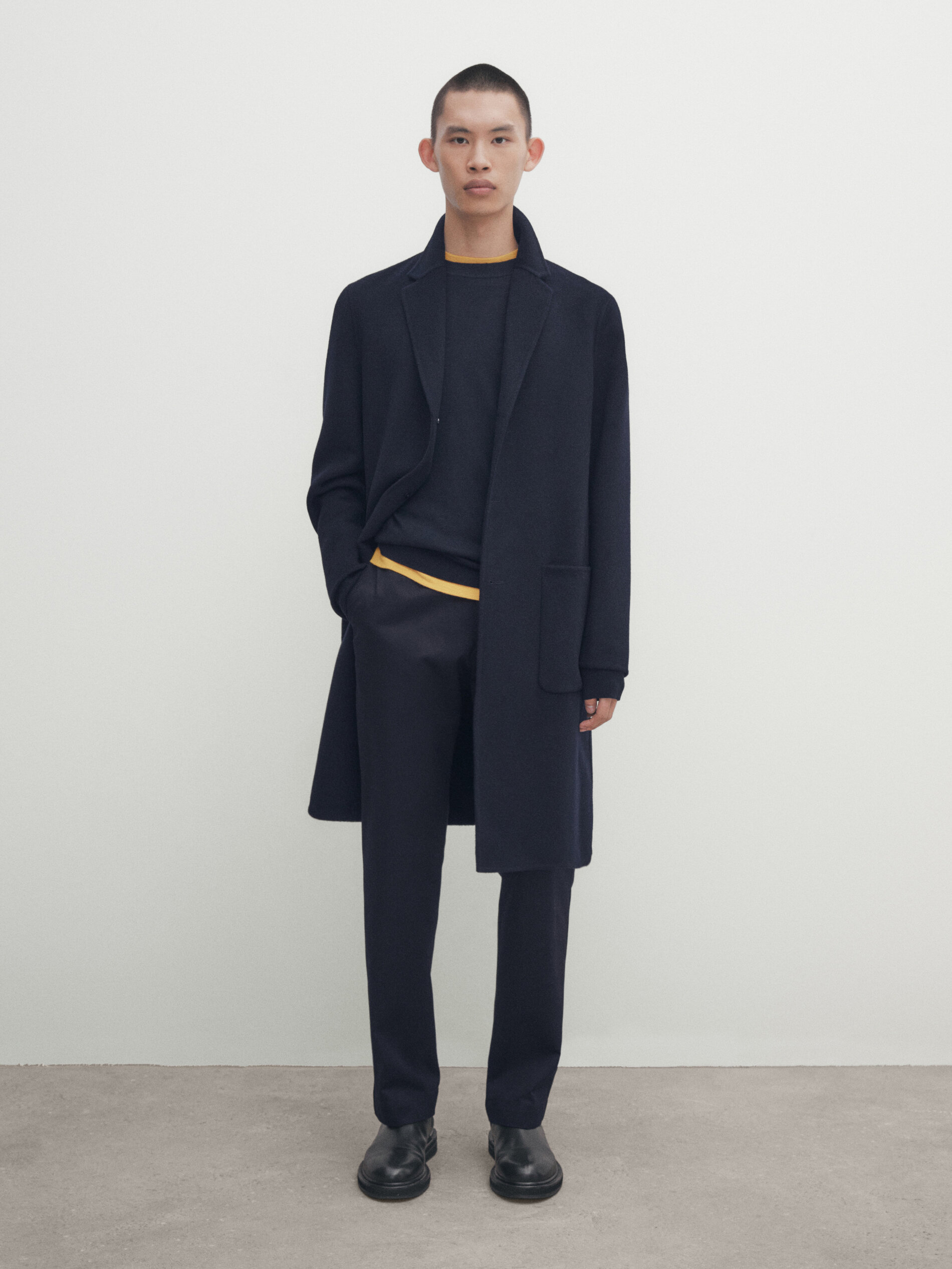 Massimo dutti cheap blue coat