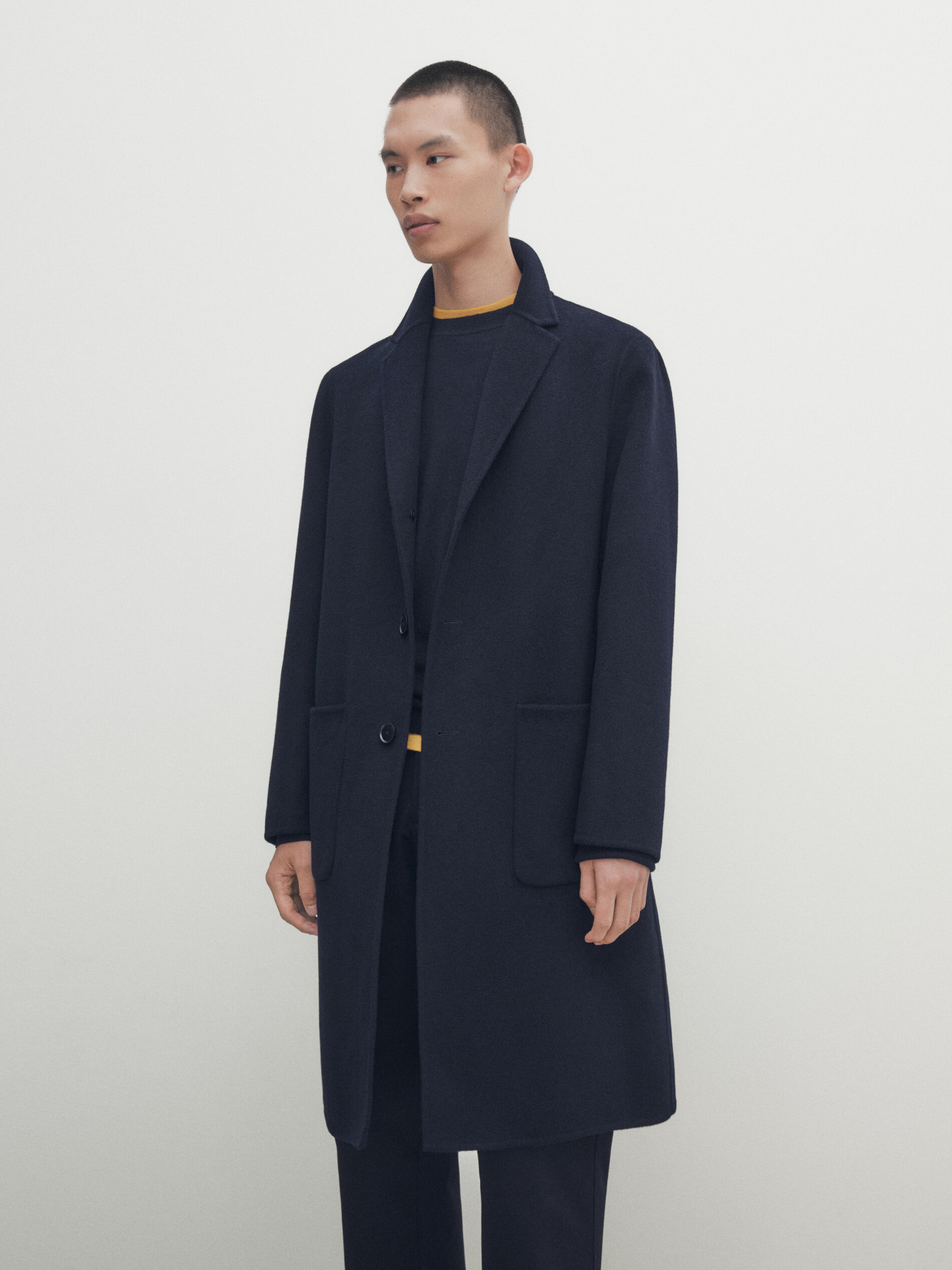 Men wool new arrivals cashmere chesterfield coat