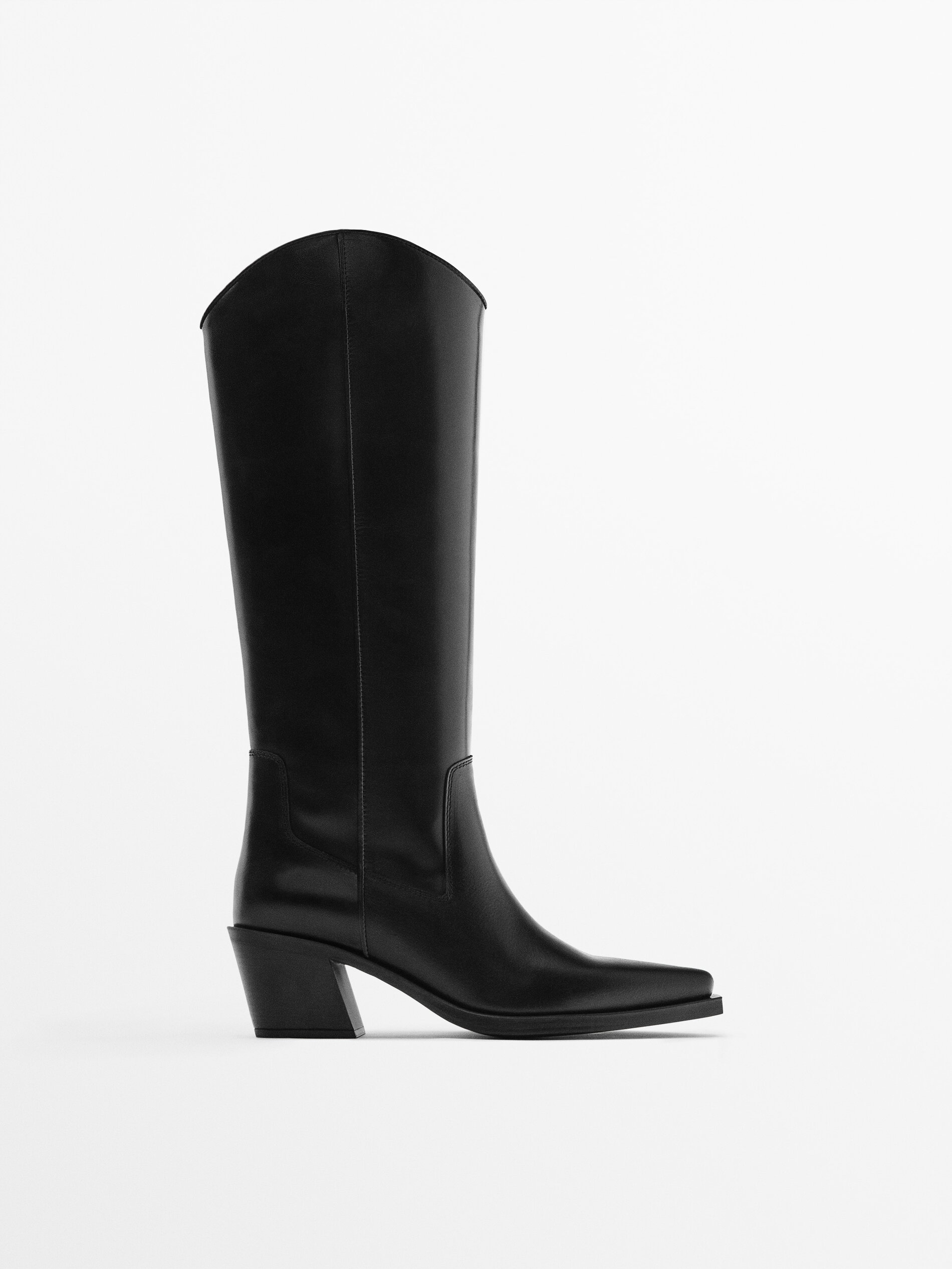 Massimo dutti western boots new arrivals
