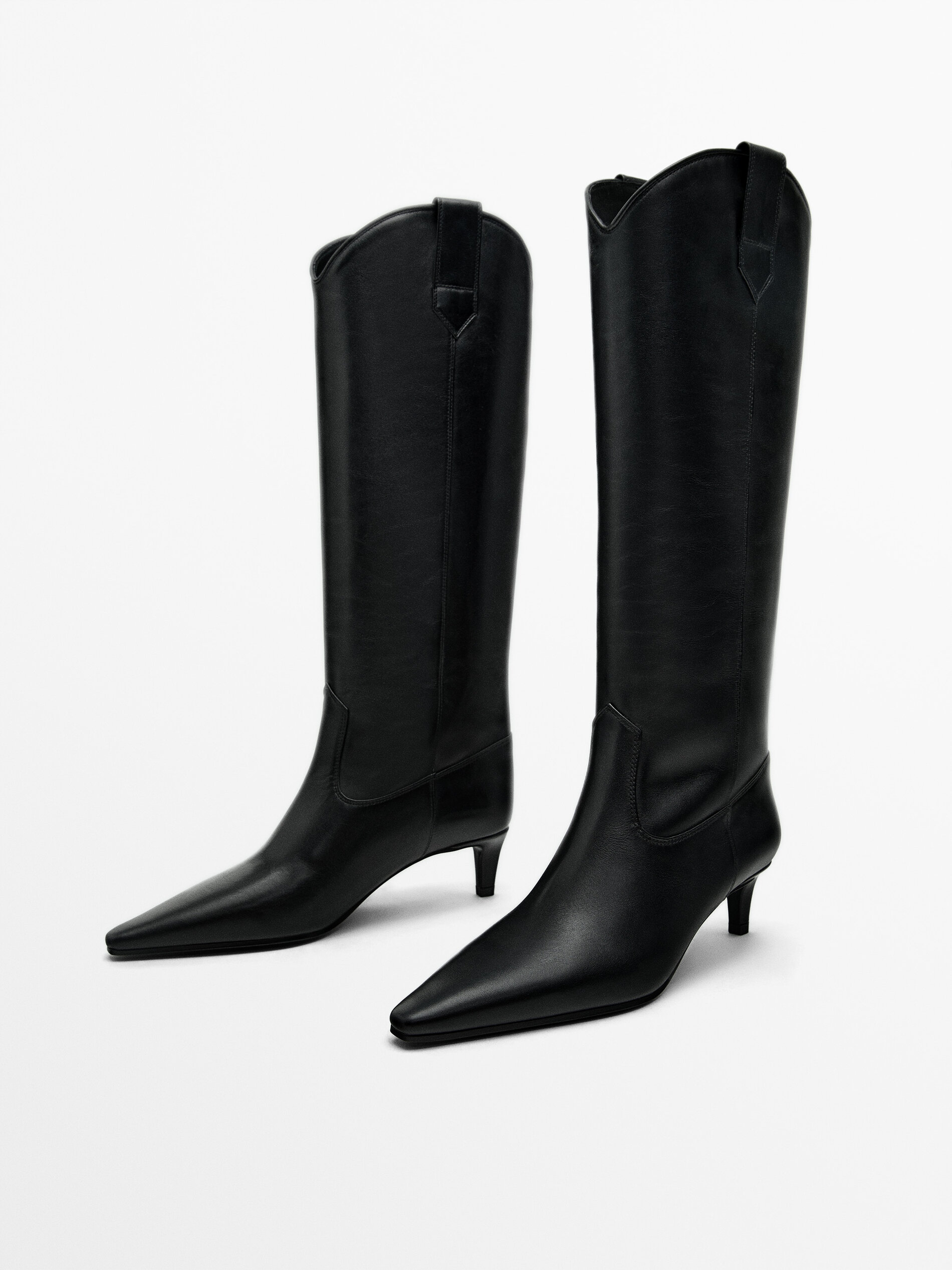 High heeled cowboy on sale boots