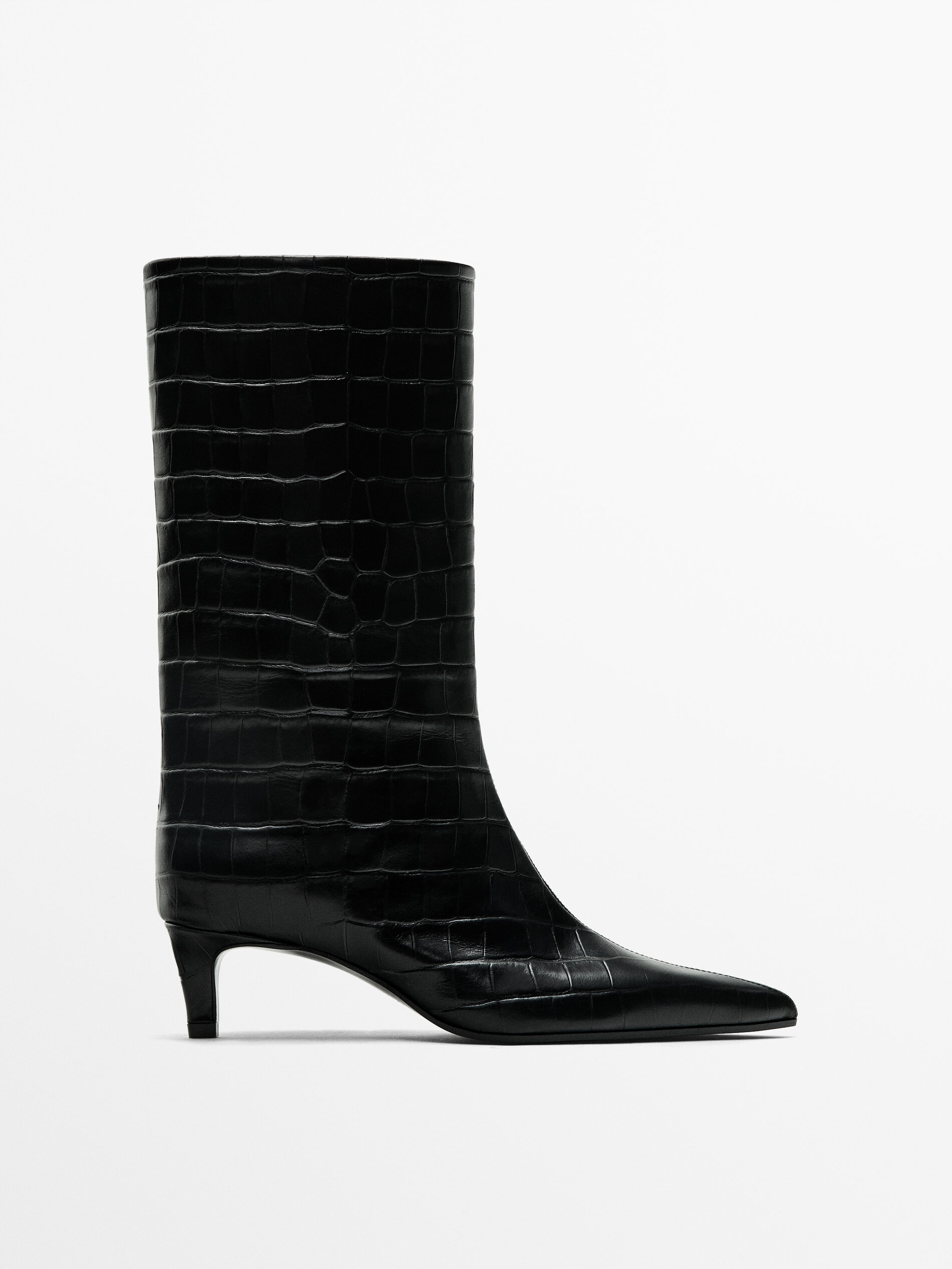 Massimo dutti clearance white boots