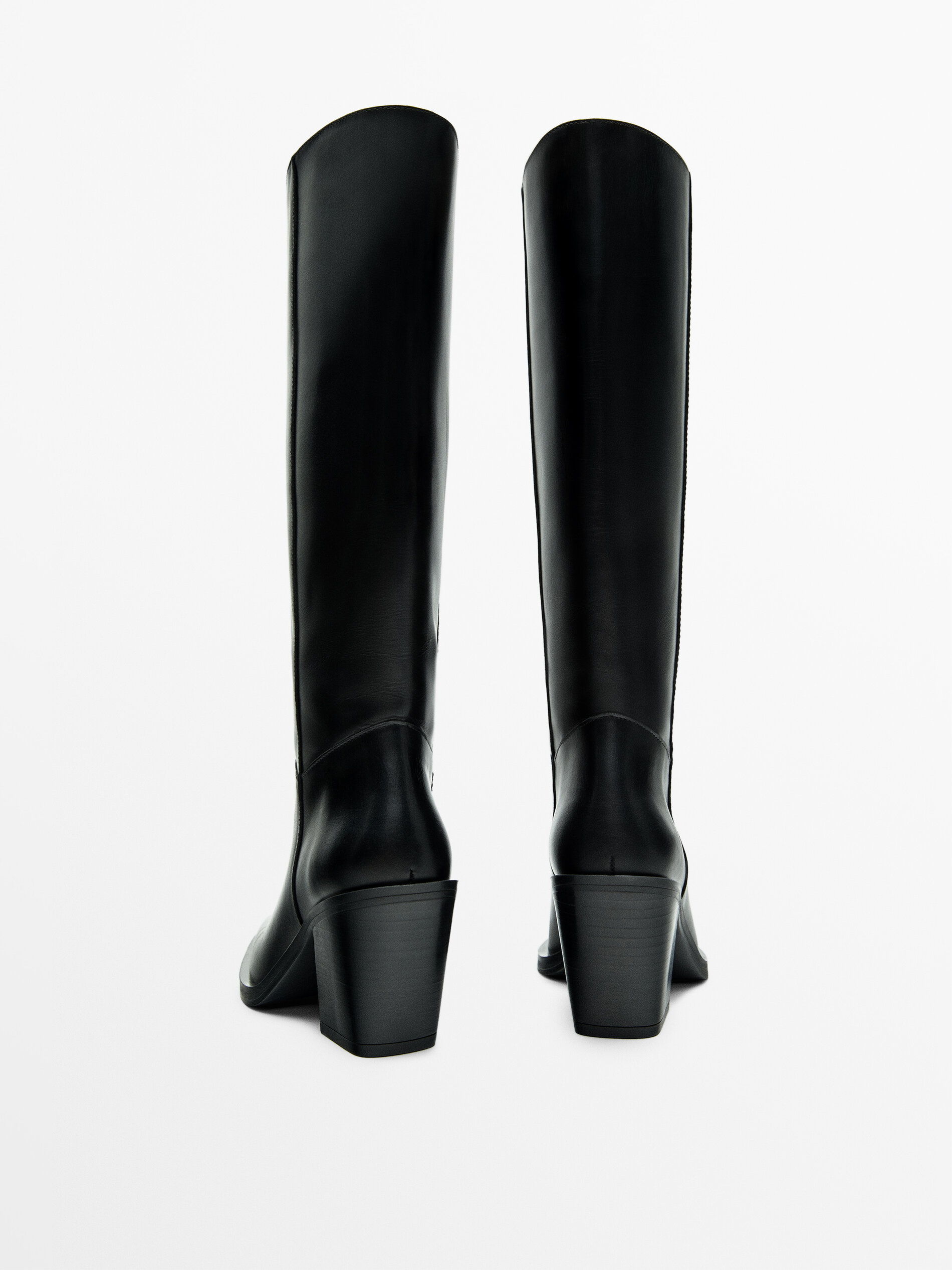 Bottes outlet talons noires