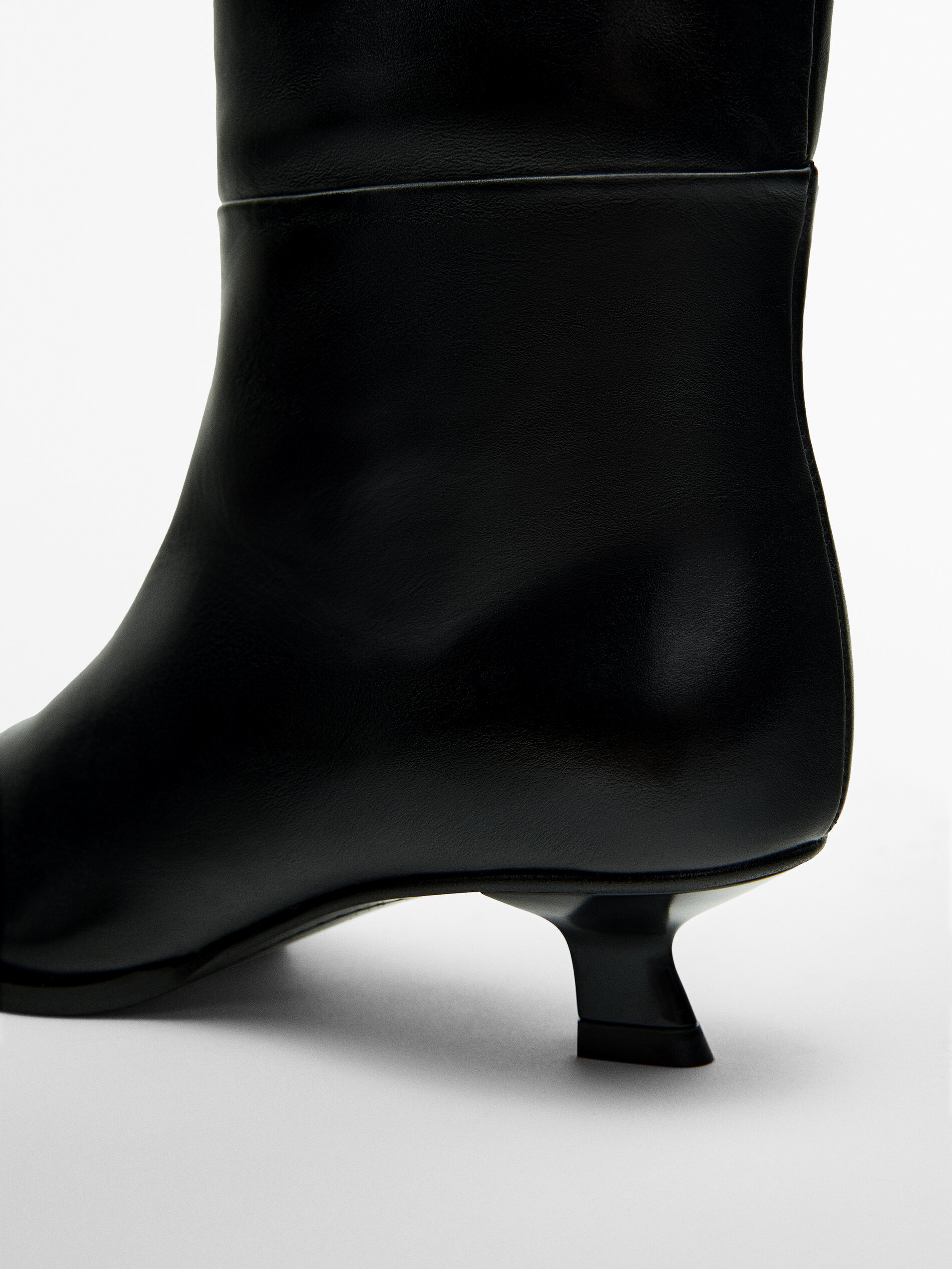 Heeled leather boots Limited Edition Black Boots And Ankle