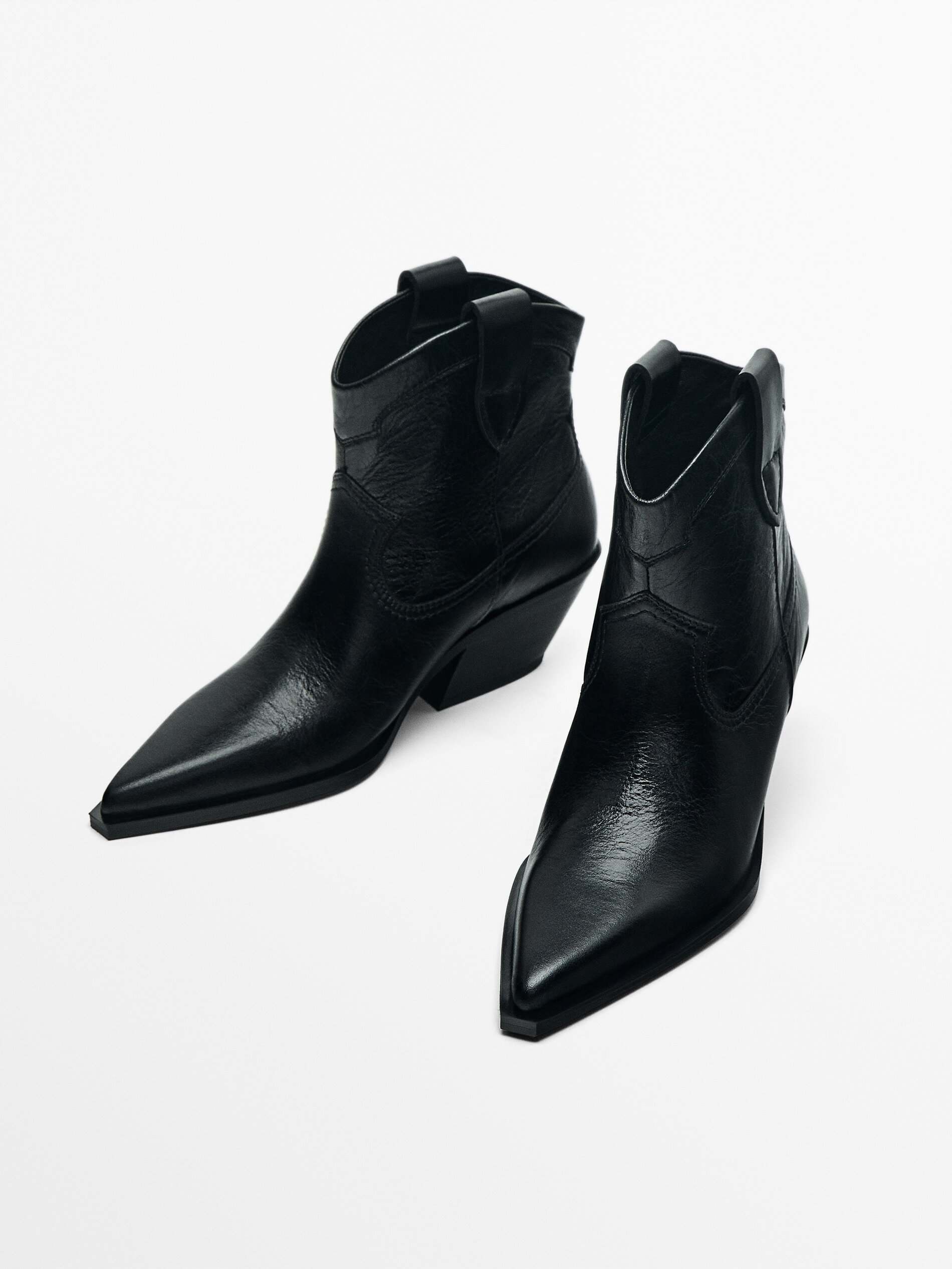 Botas cowboy new arrivals mujer massimo dutti