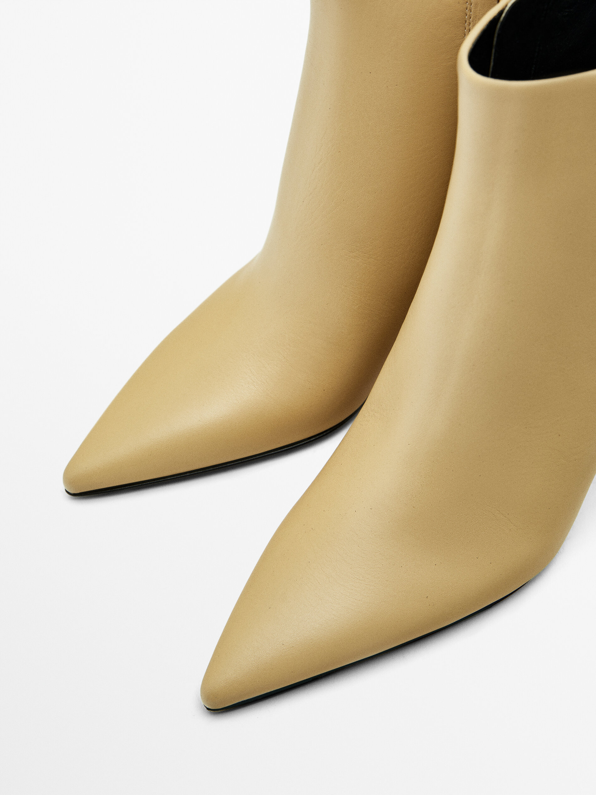 Tan pointed ankle boots on sale