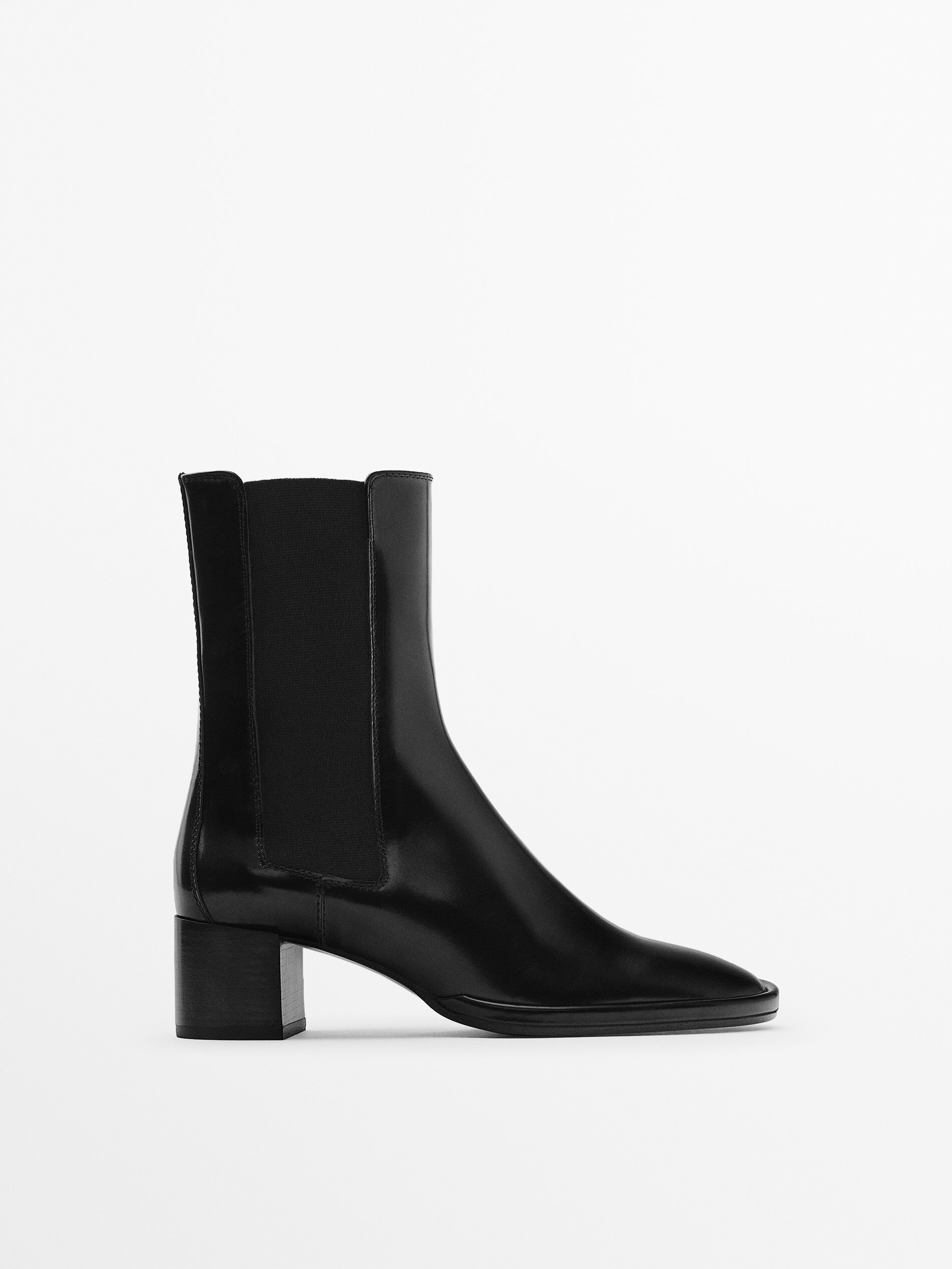 Mens high discount heel chelsea boots