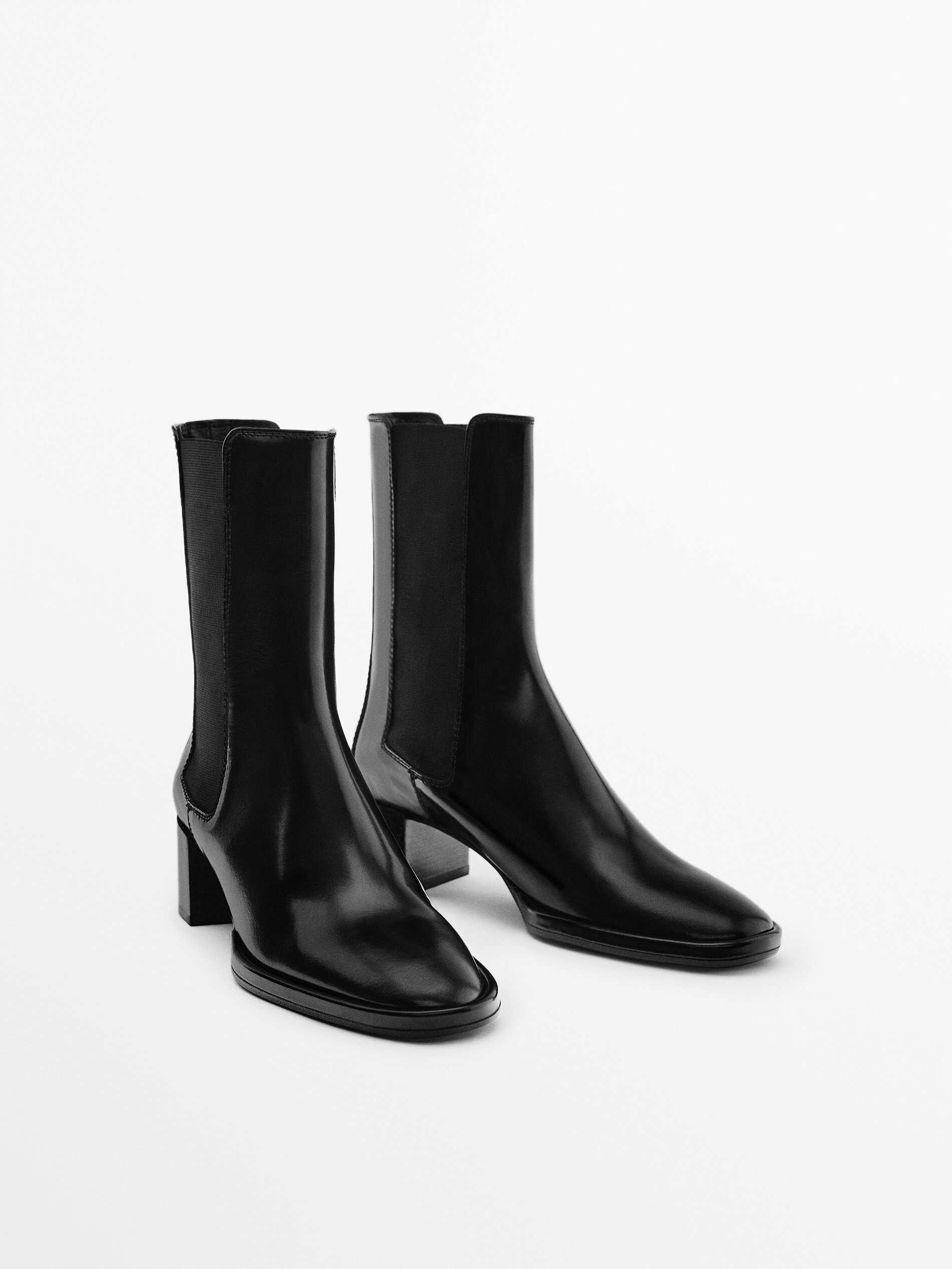 High heel Chelsea boots Black Boots And Ankle Boots Massimo