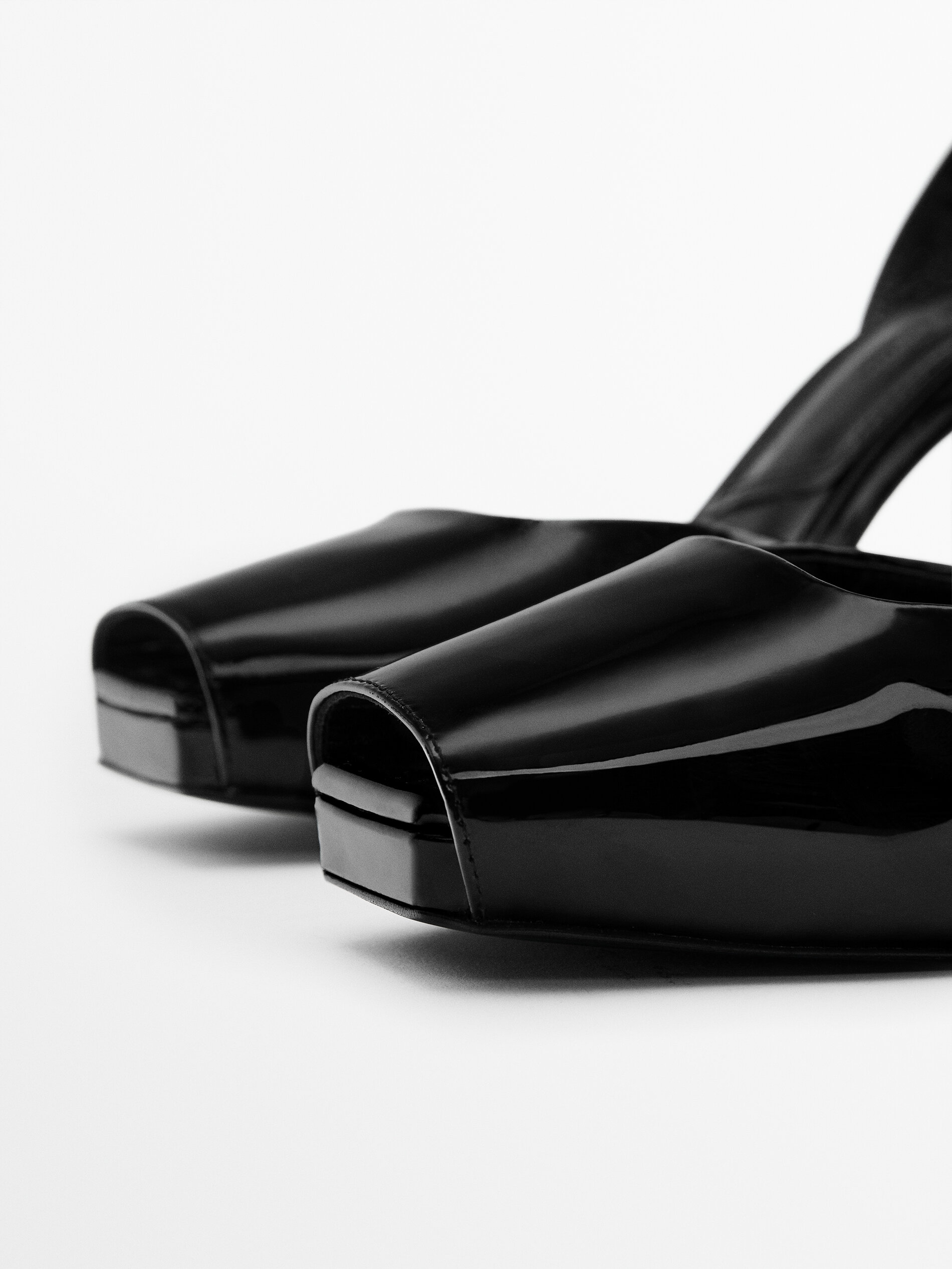 Black high heel mule shoes cheap