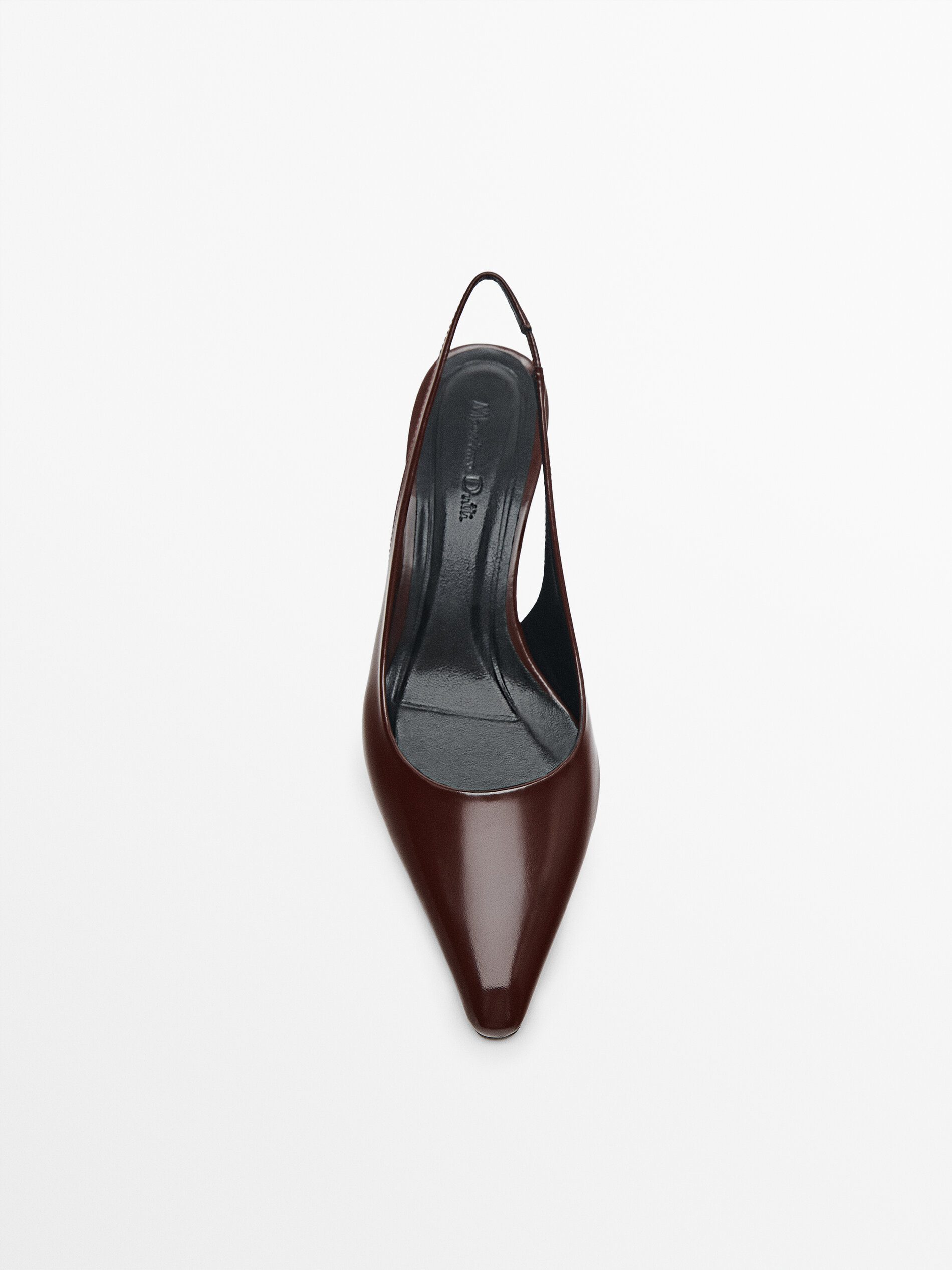 Dark brown shop slingback heels