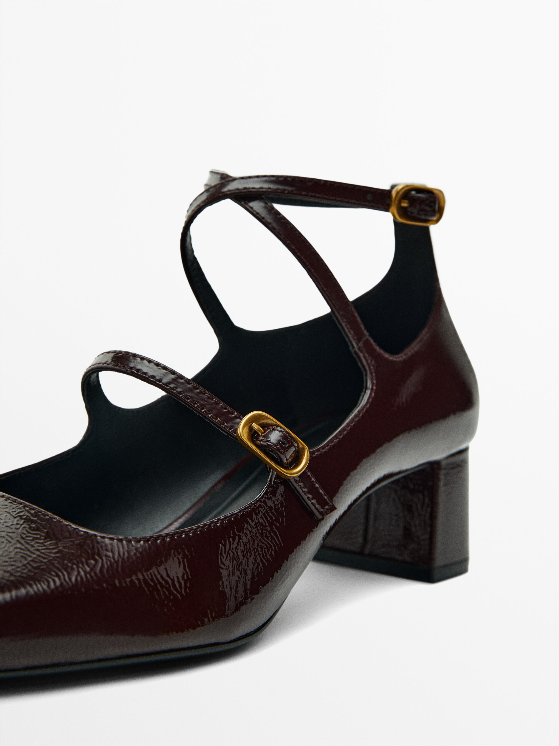 Zapatos tacon hebilla deals