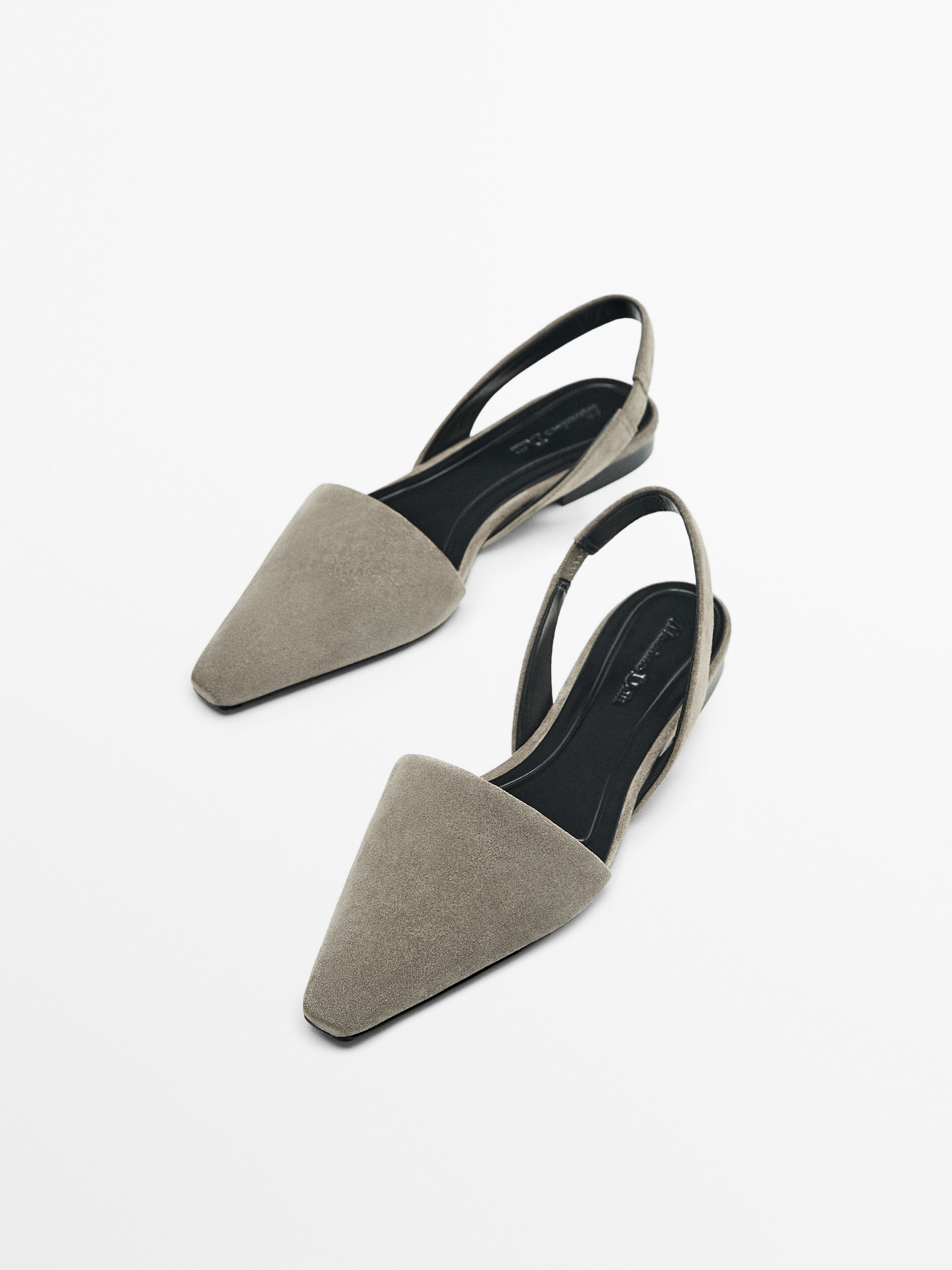 Suede on sale slingback flats