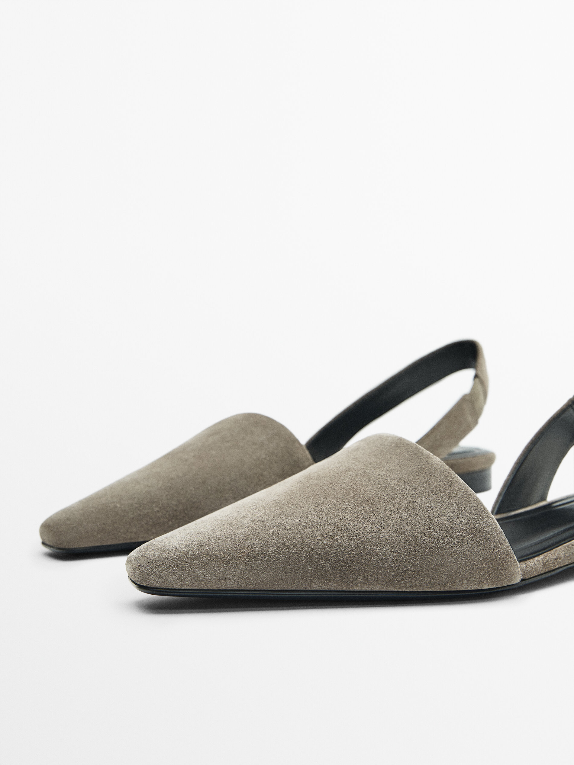 Suede on sale slingback flats