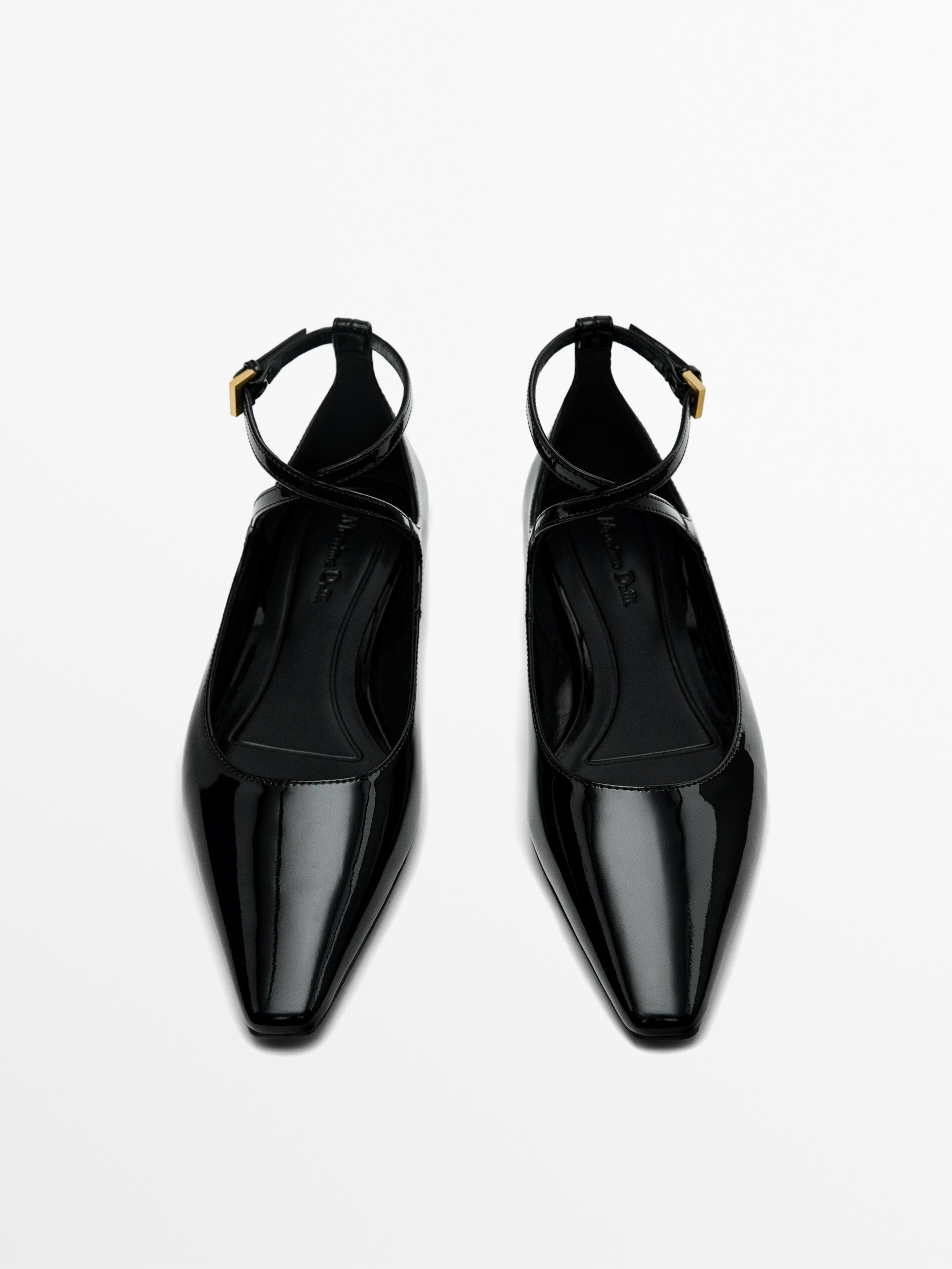 Flat shoes with straps cheap