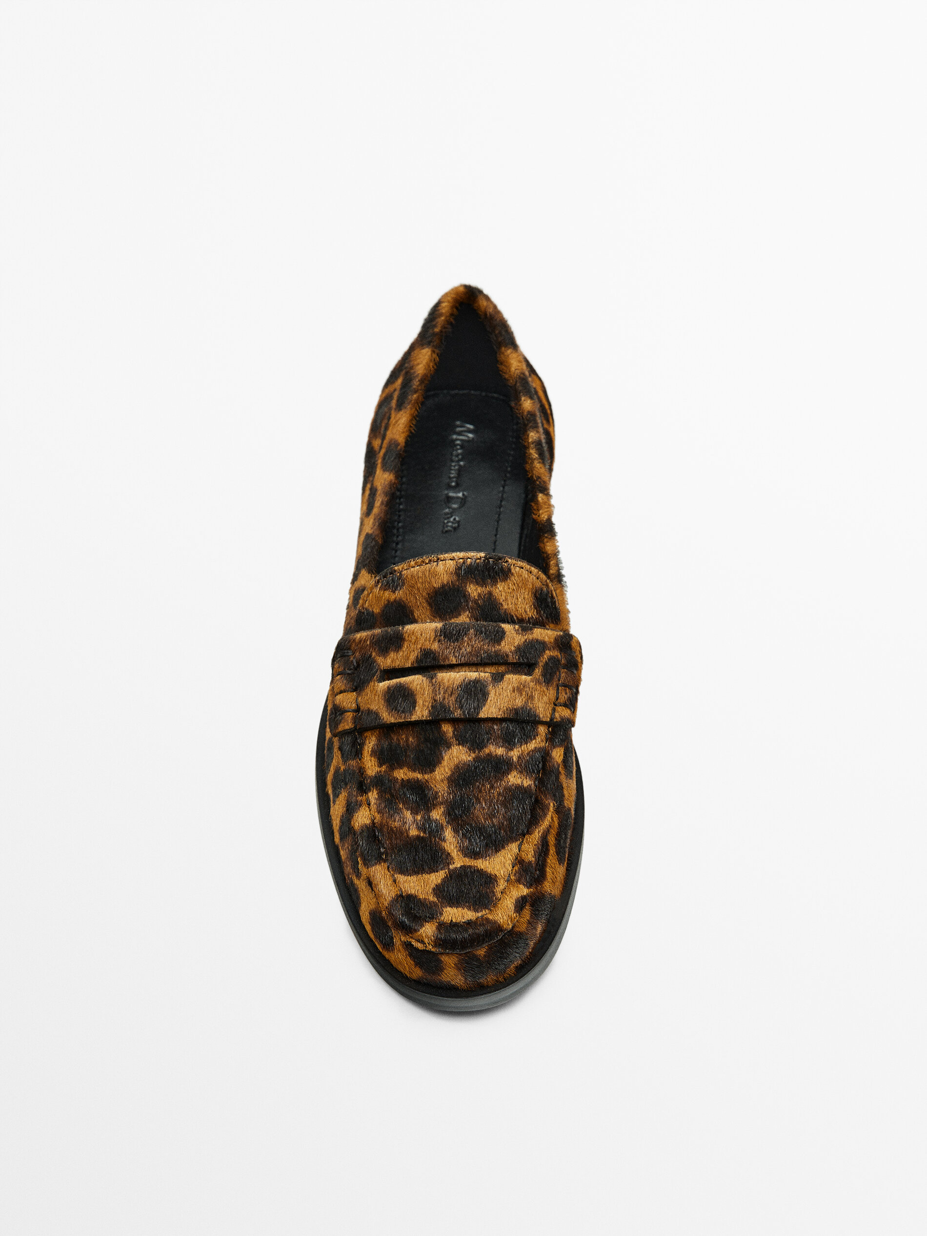 Massimo dutti deals animal print loafers