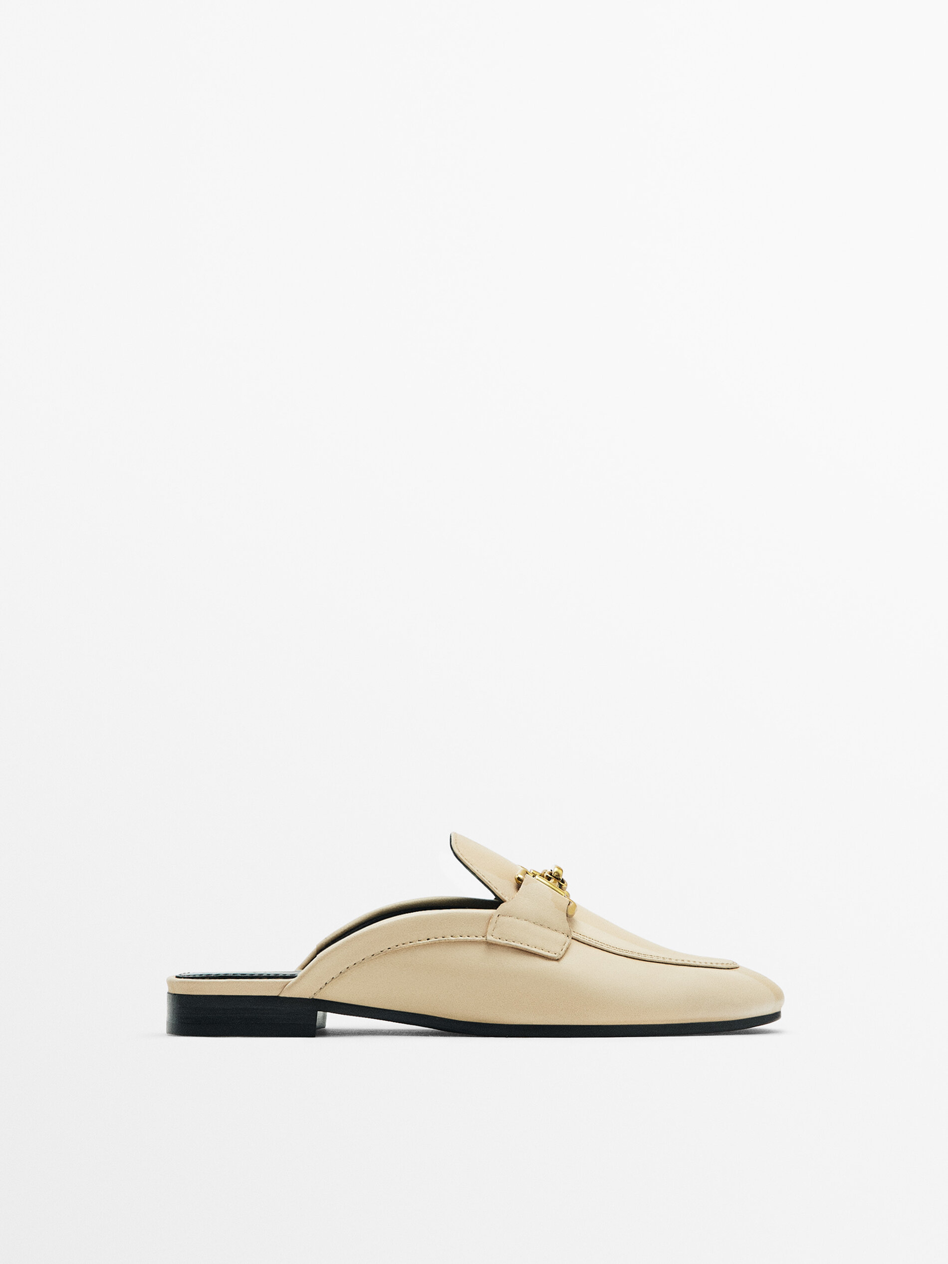 Cream hot sale mule loafers
