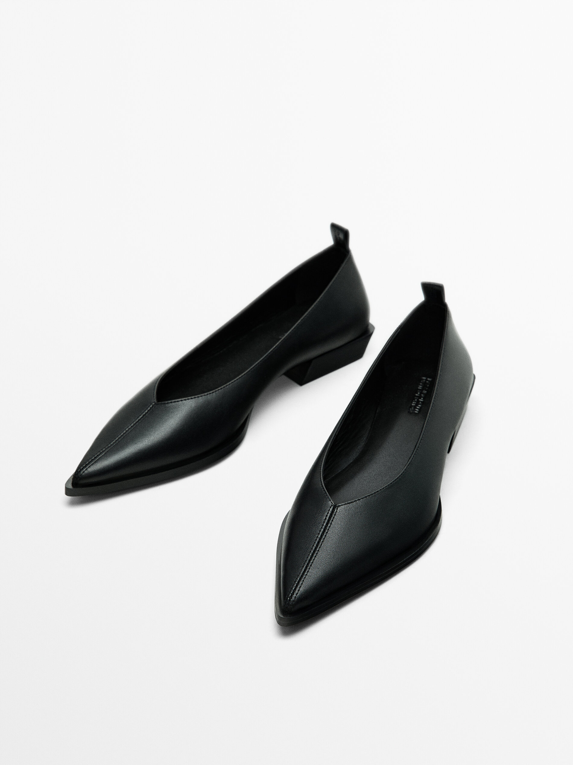 Welt ballet flats Limited Edition Black Flat Shoes Massimo