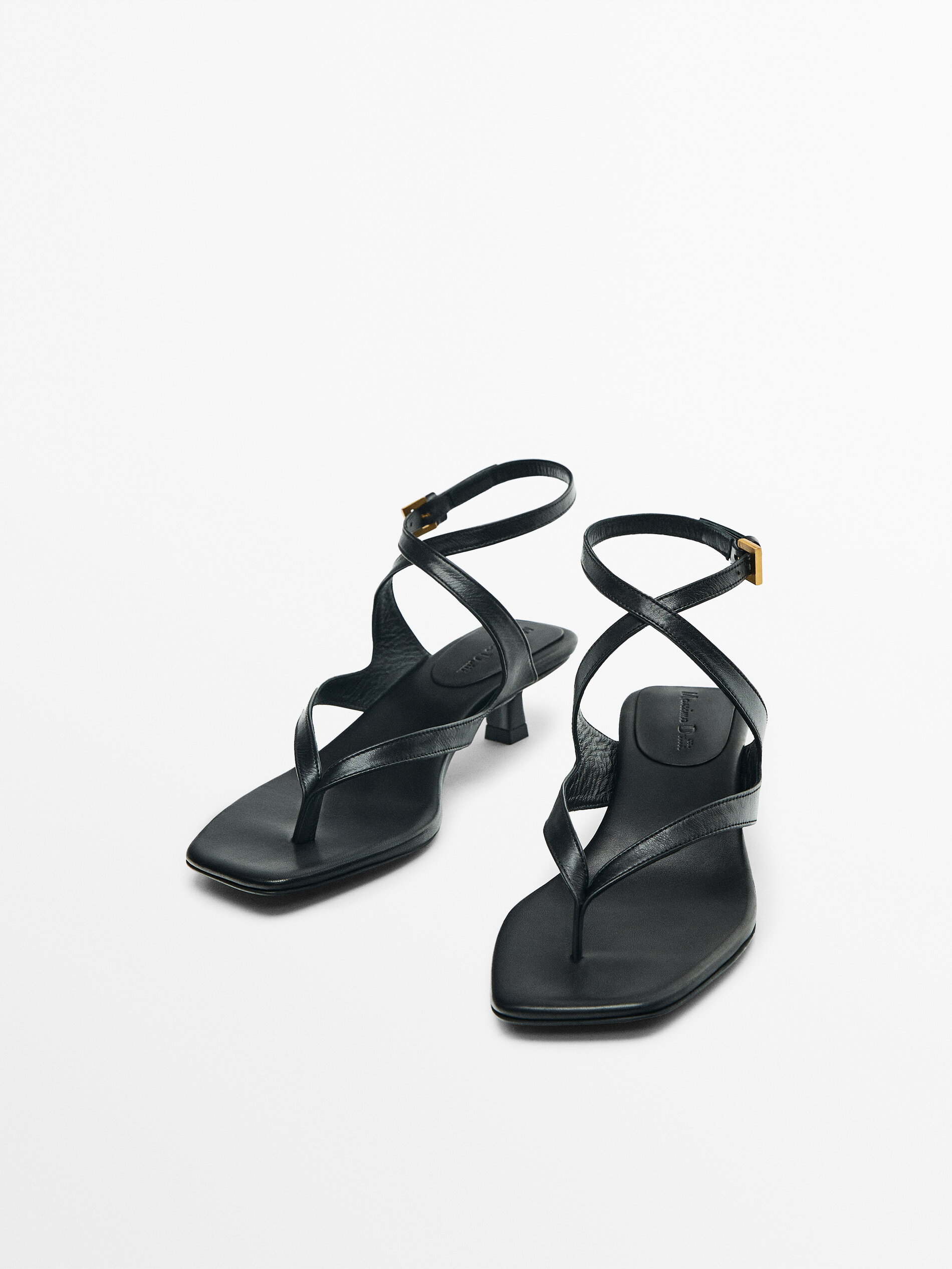 Crossover heeled sandals top