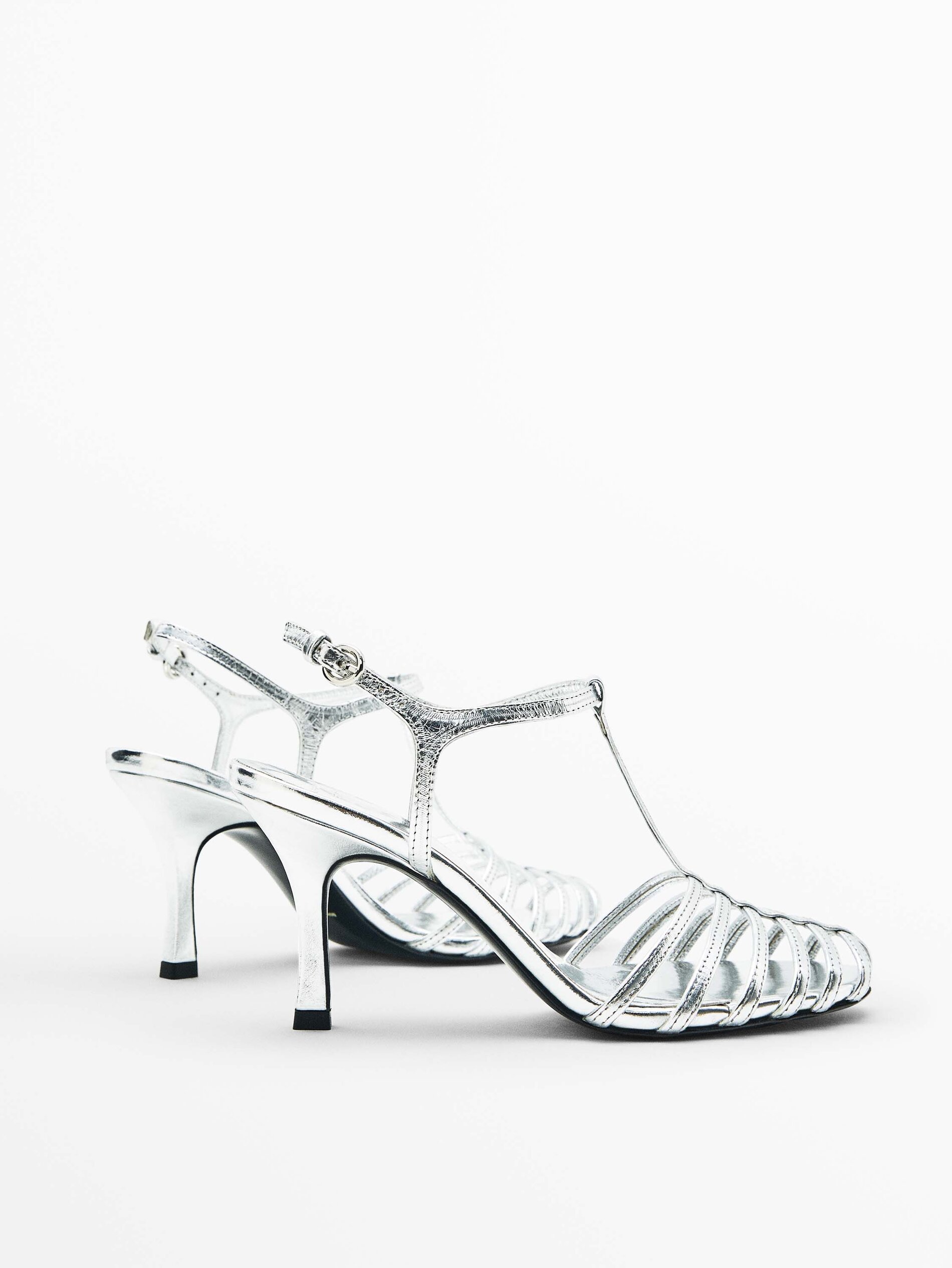 Caged sandal heels shop