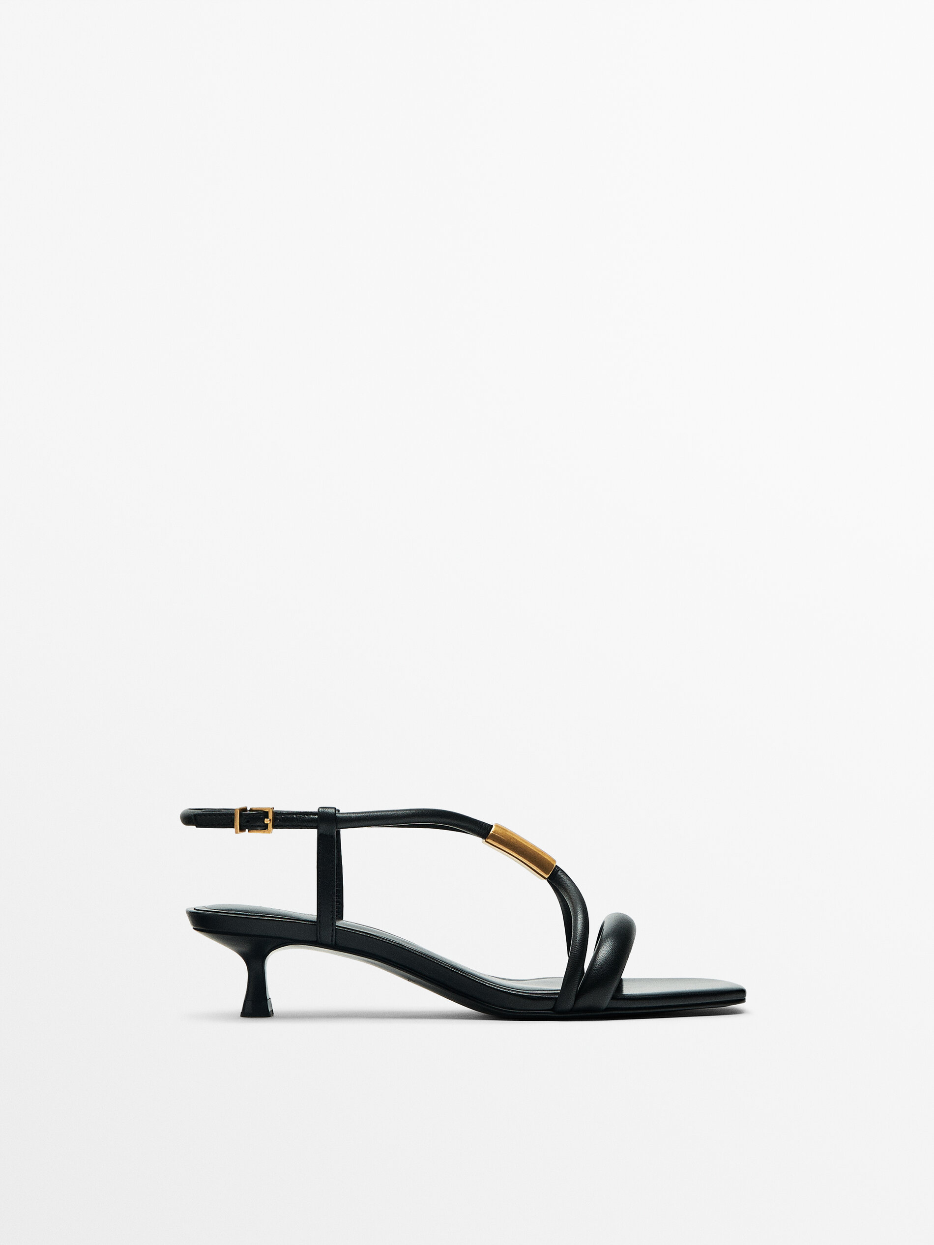 Sandalias negras sales massimo dutti