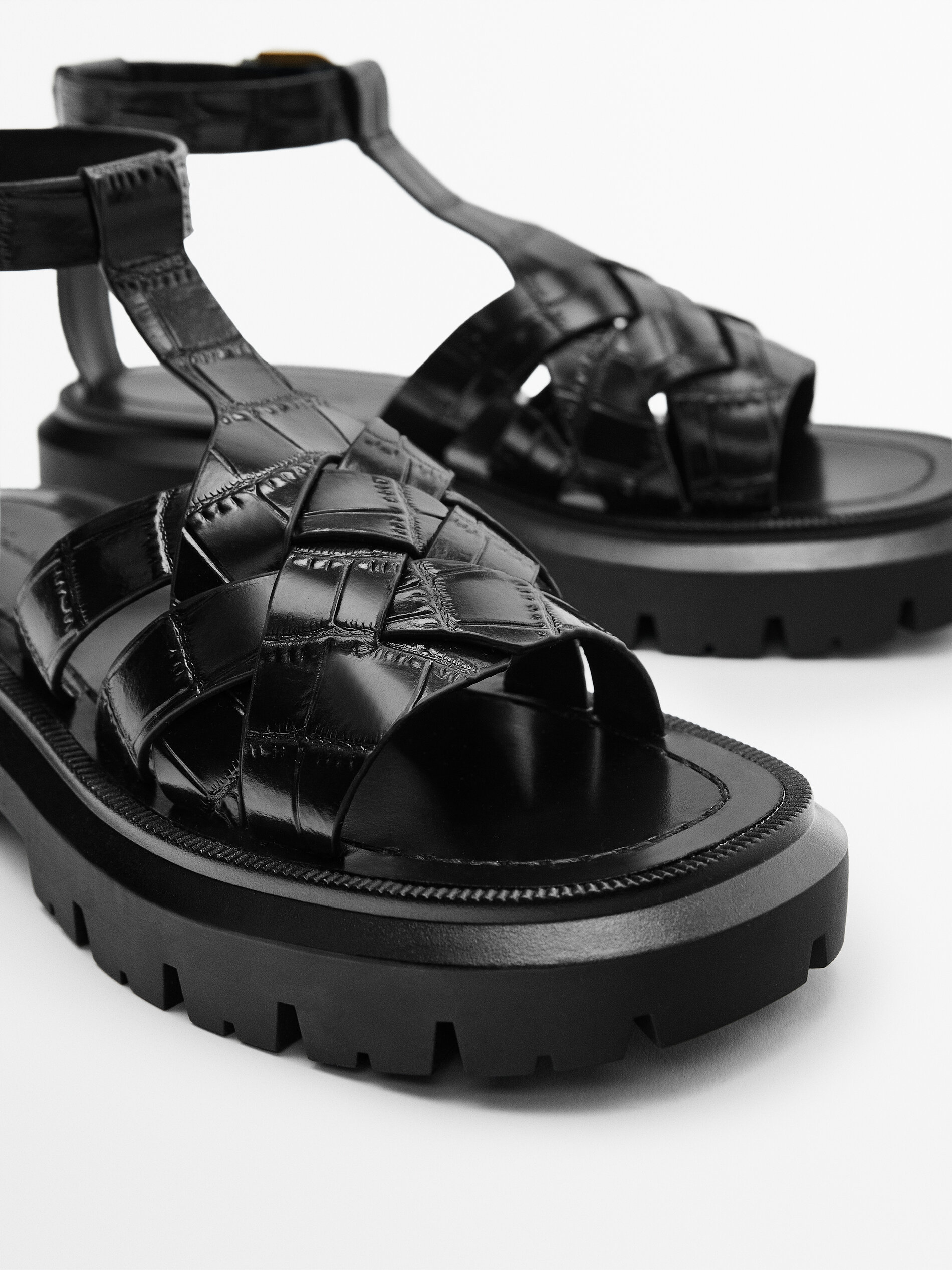 Strap new arrivals leather sandals