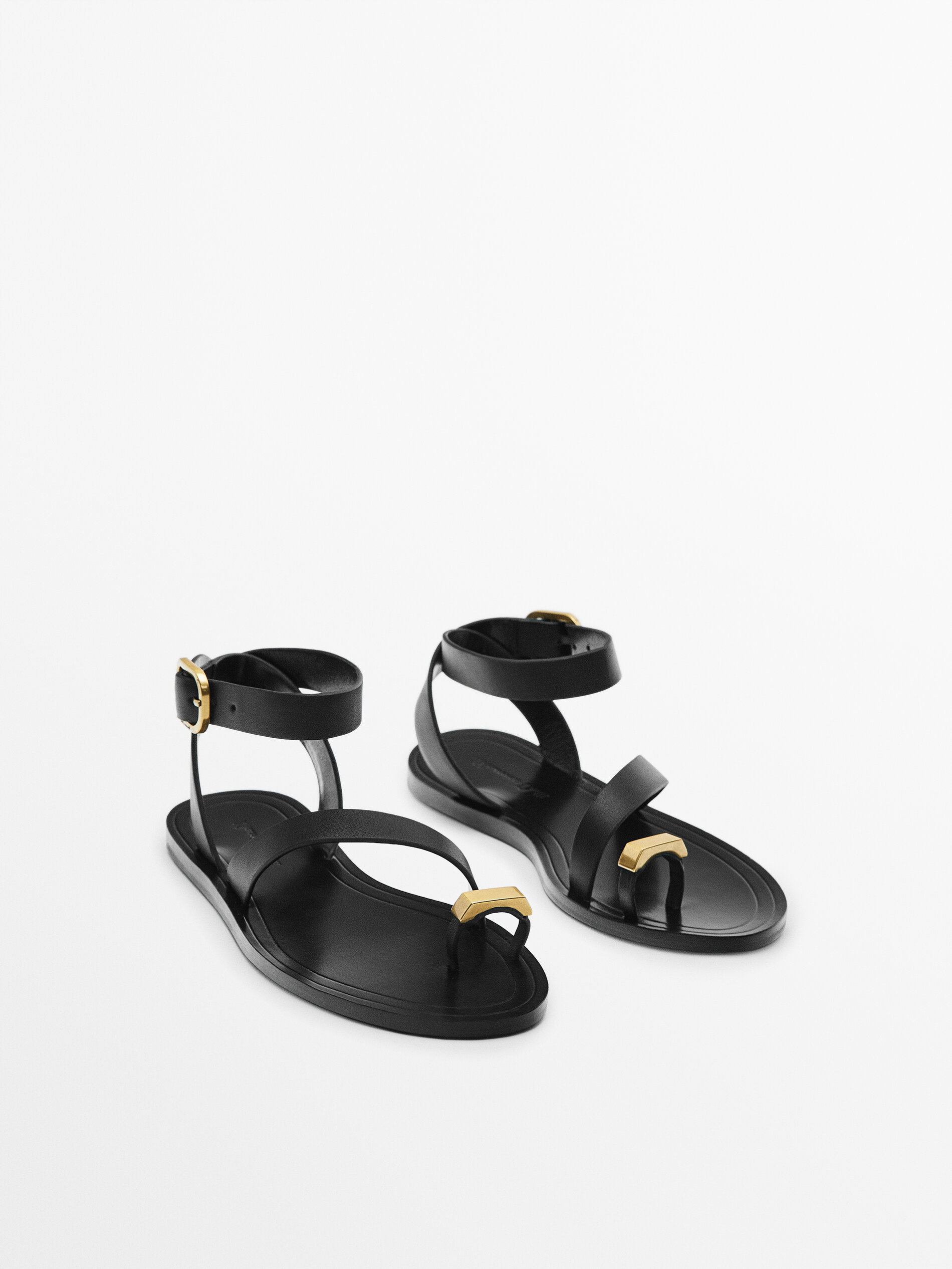 Sandalias planas mujer massimo dutti clearance