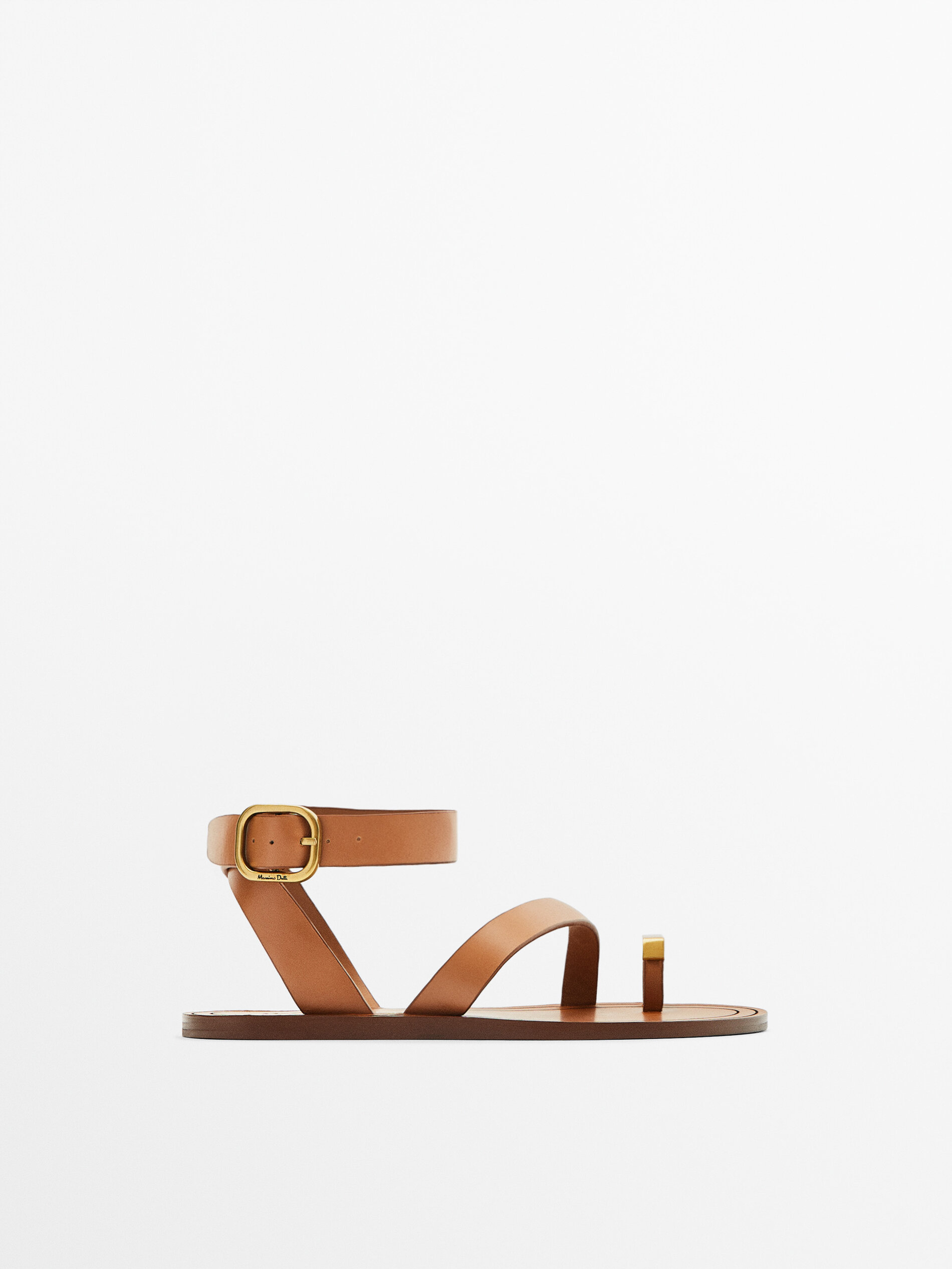 Tan flat hotsell sandals