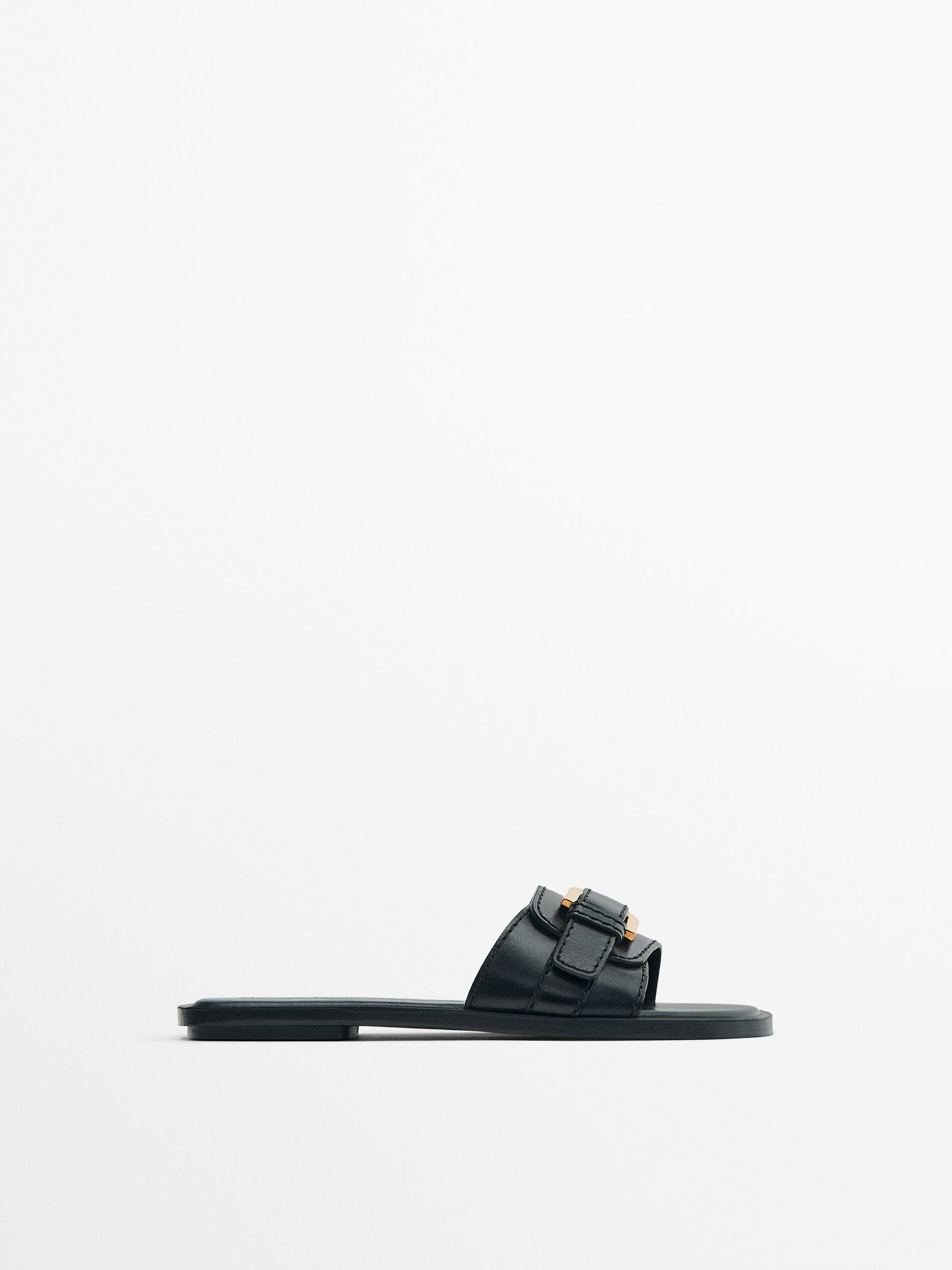 Massimo dutti flat best sale sandals