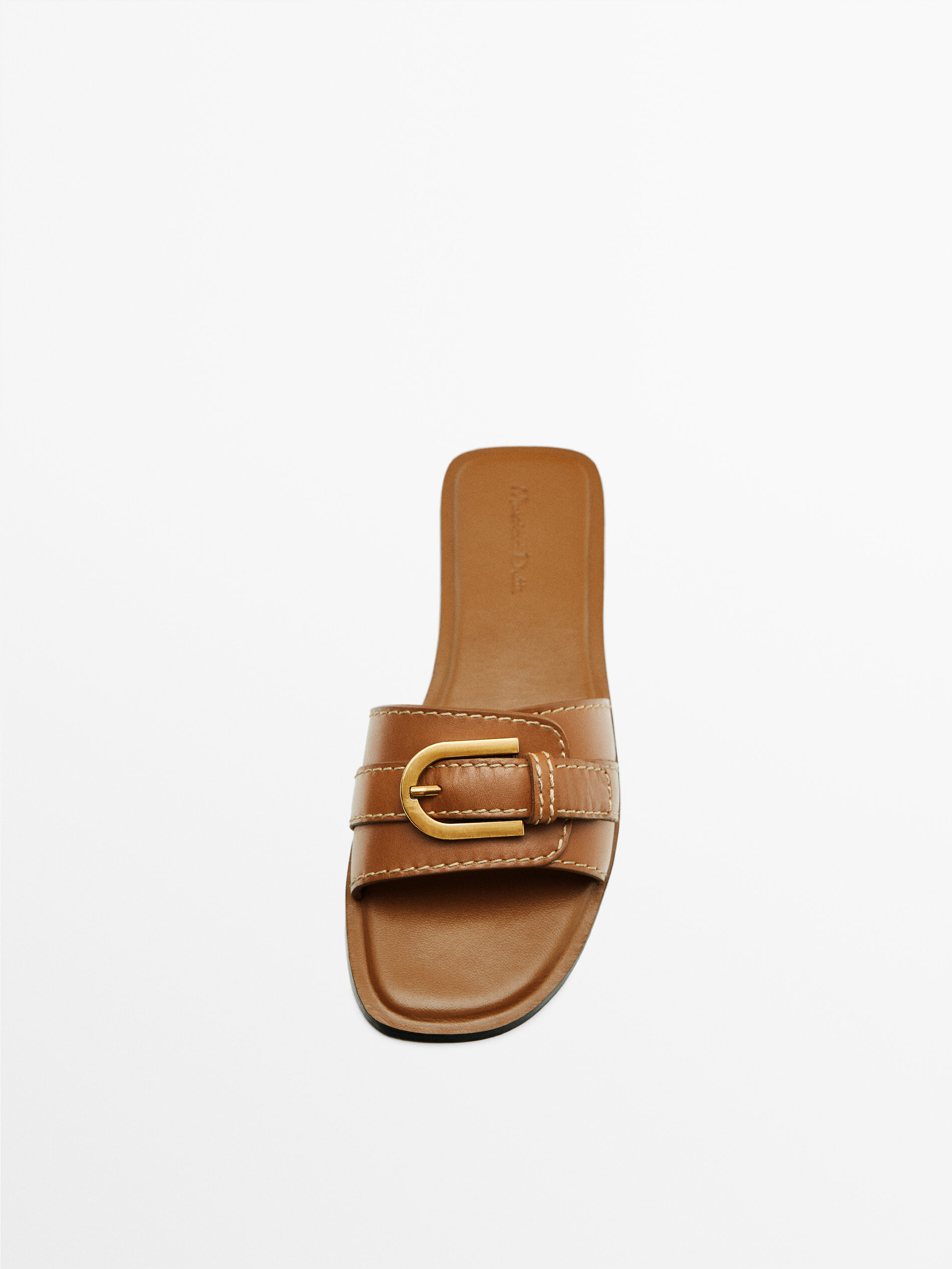 FLAT LEATHER SANDALS