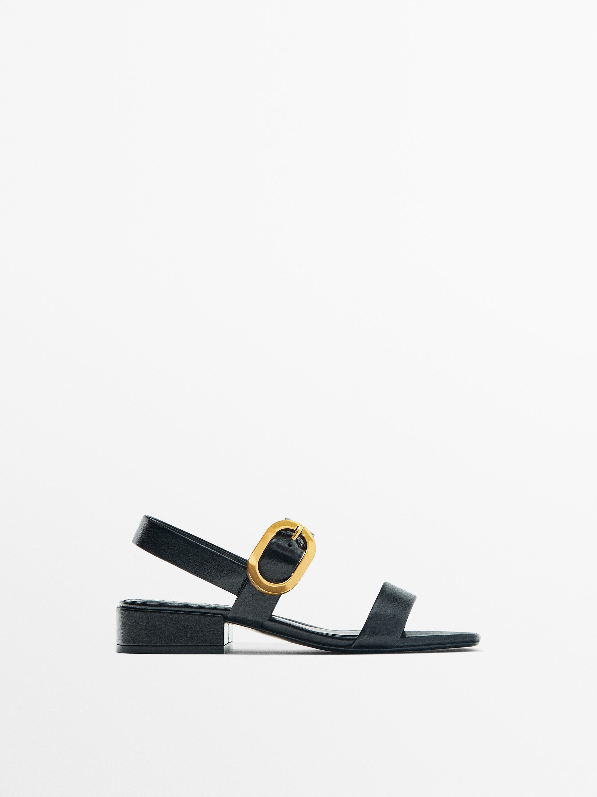 Buckle sandals heels outlet