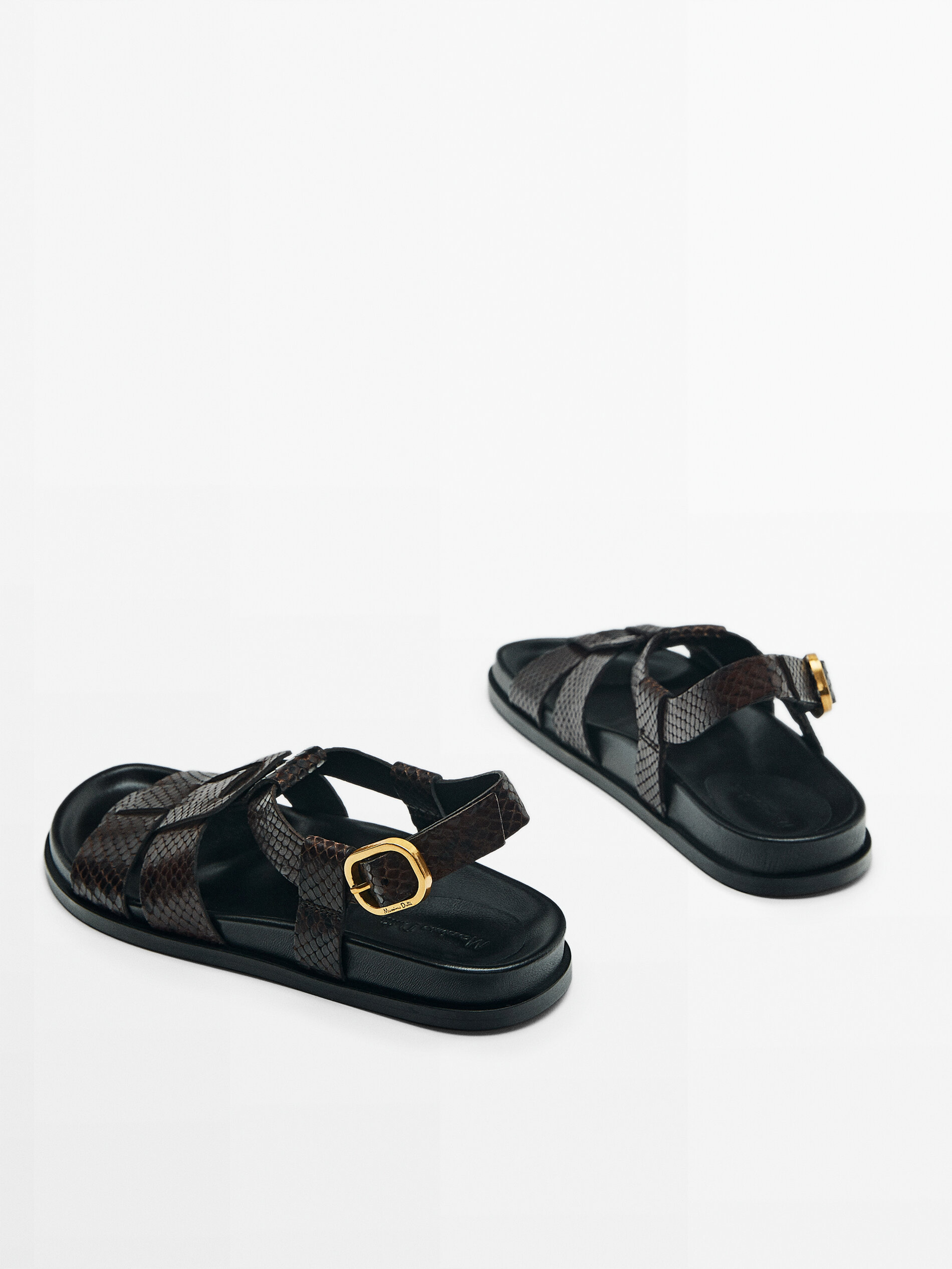 Sandalia plana massimo best sale dutti