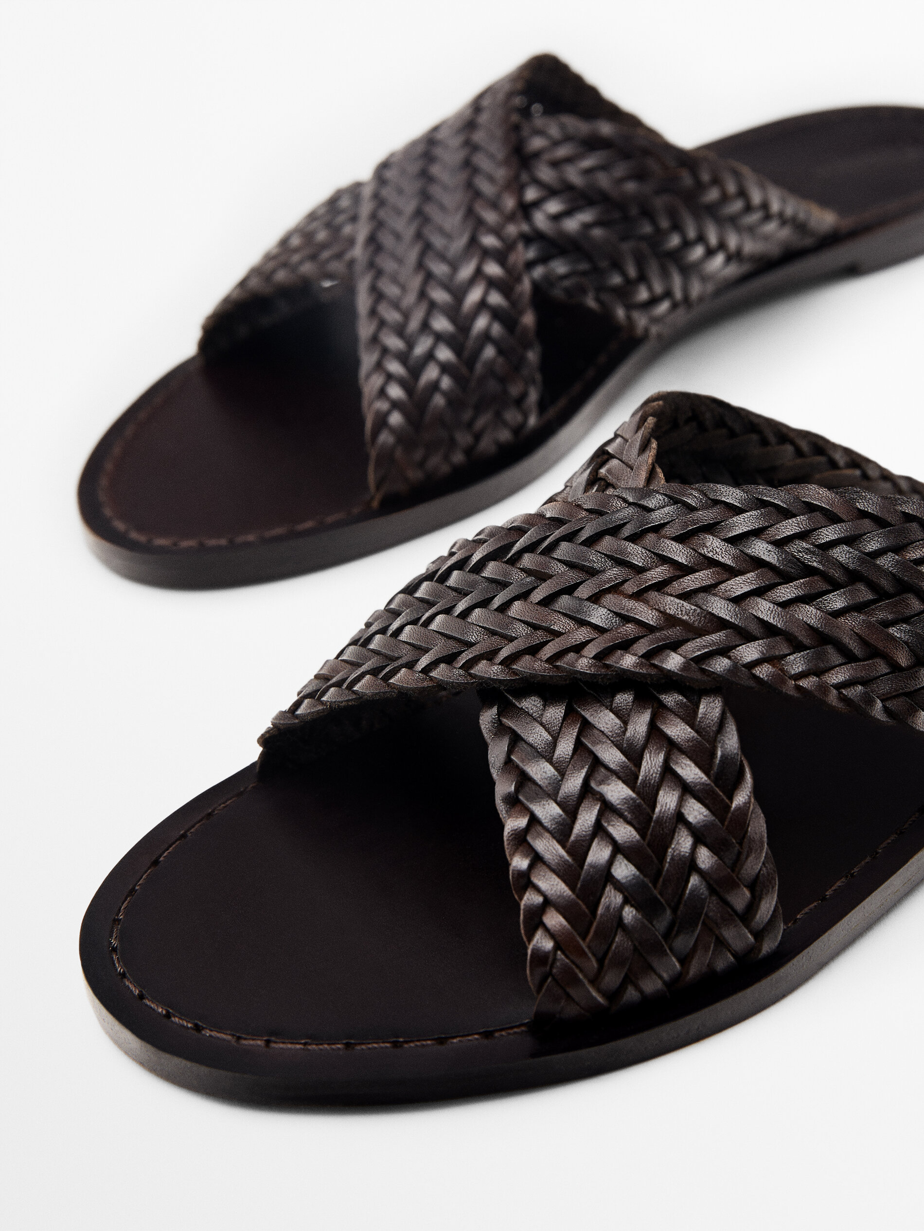 Massimo dutti braided cheap sandals