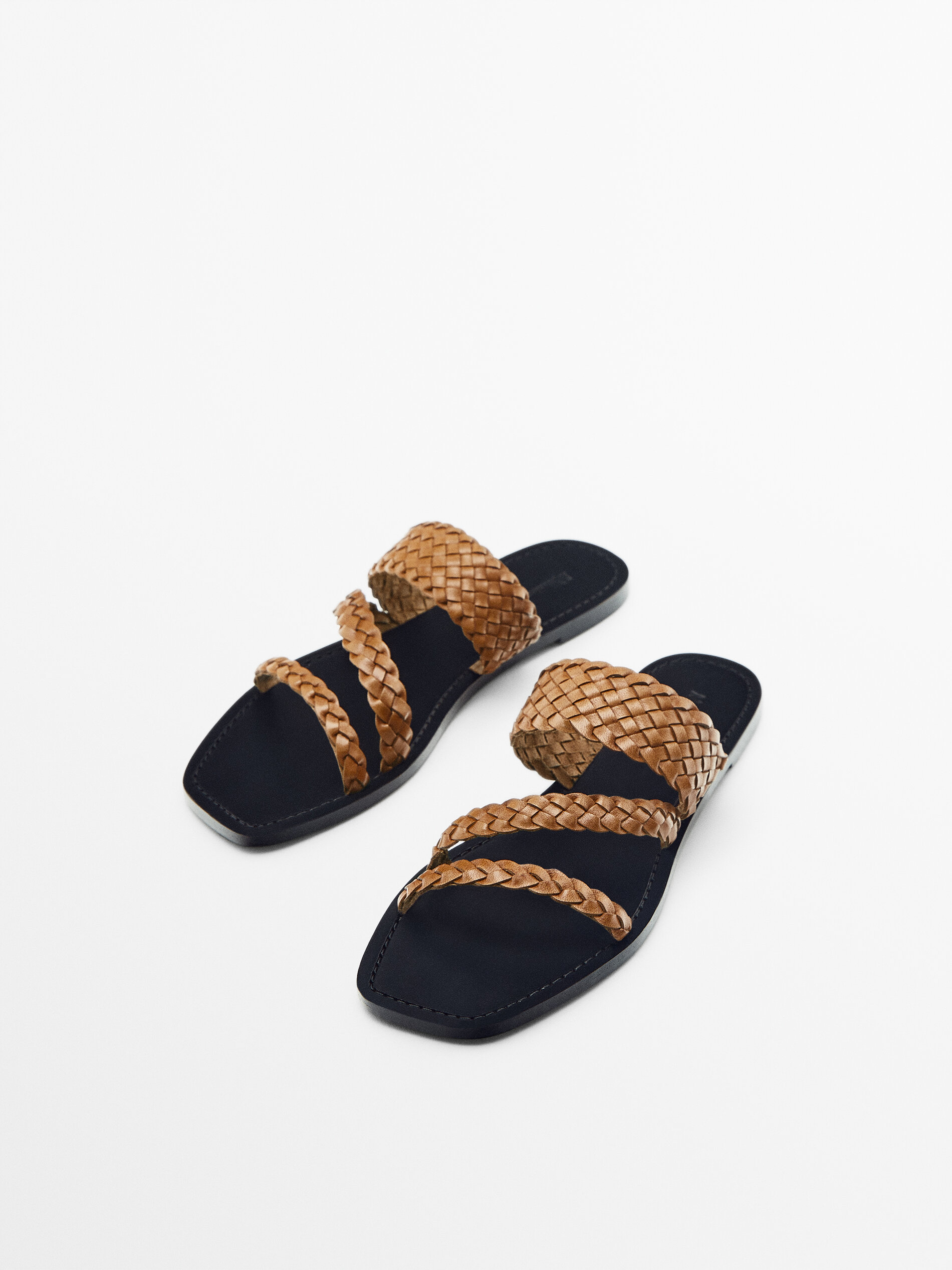 Claquette zara camel deals