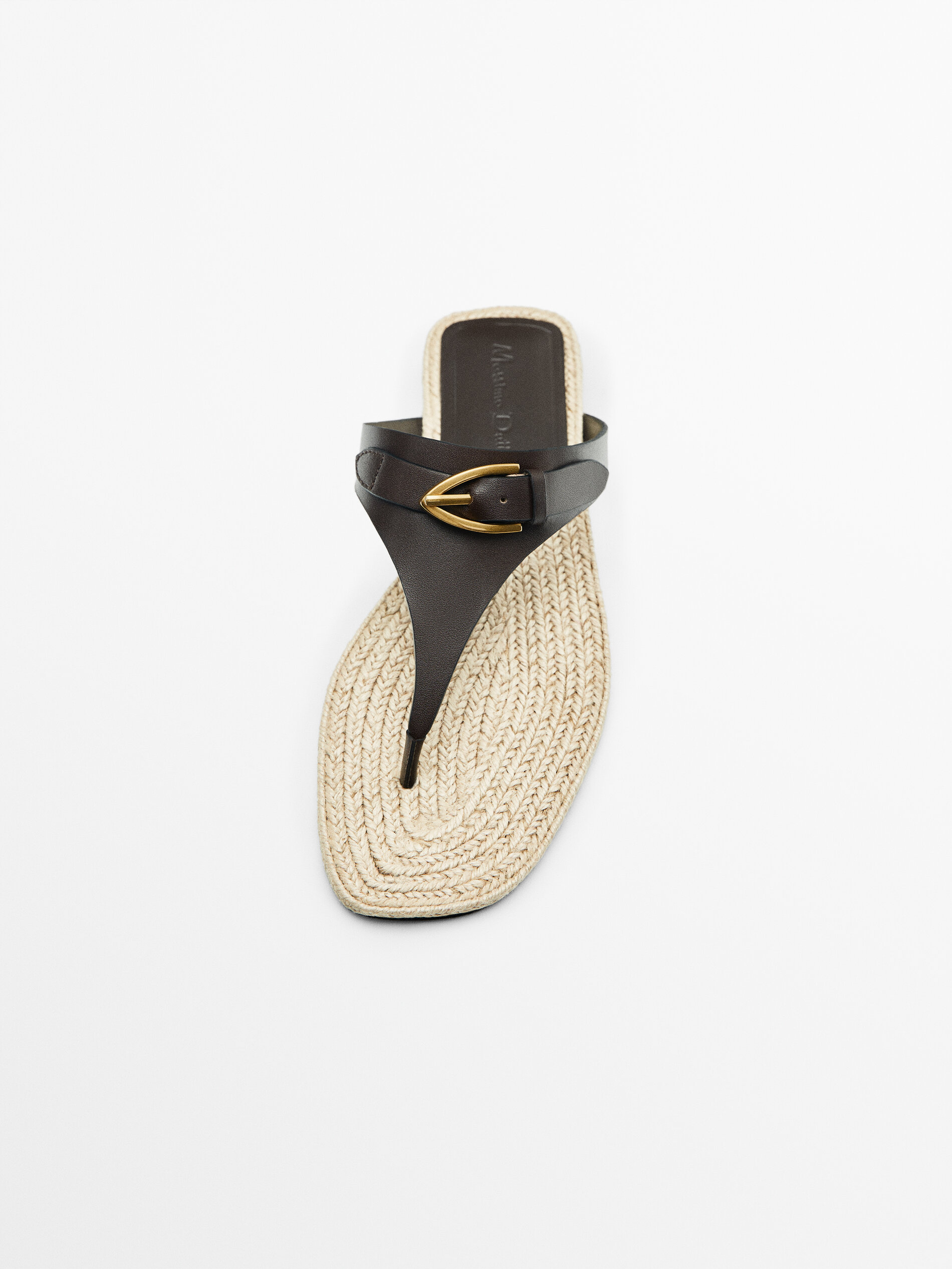 Sandalia plana hotsell massimo dutti