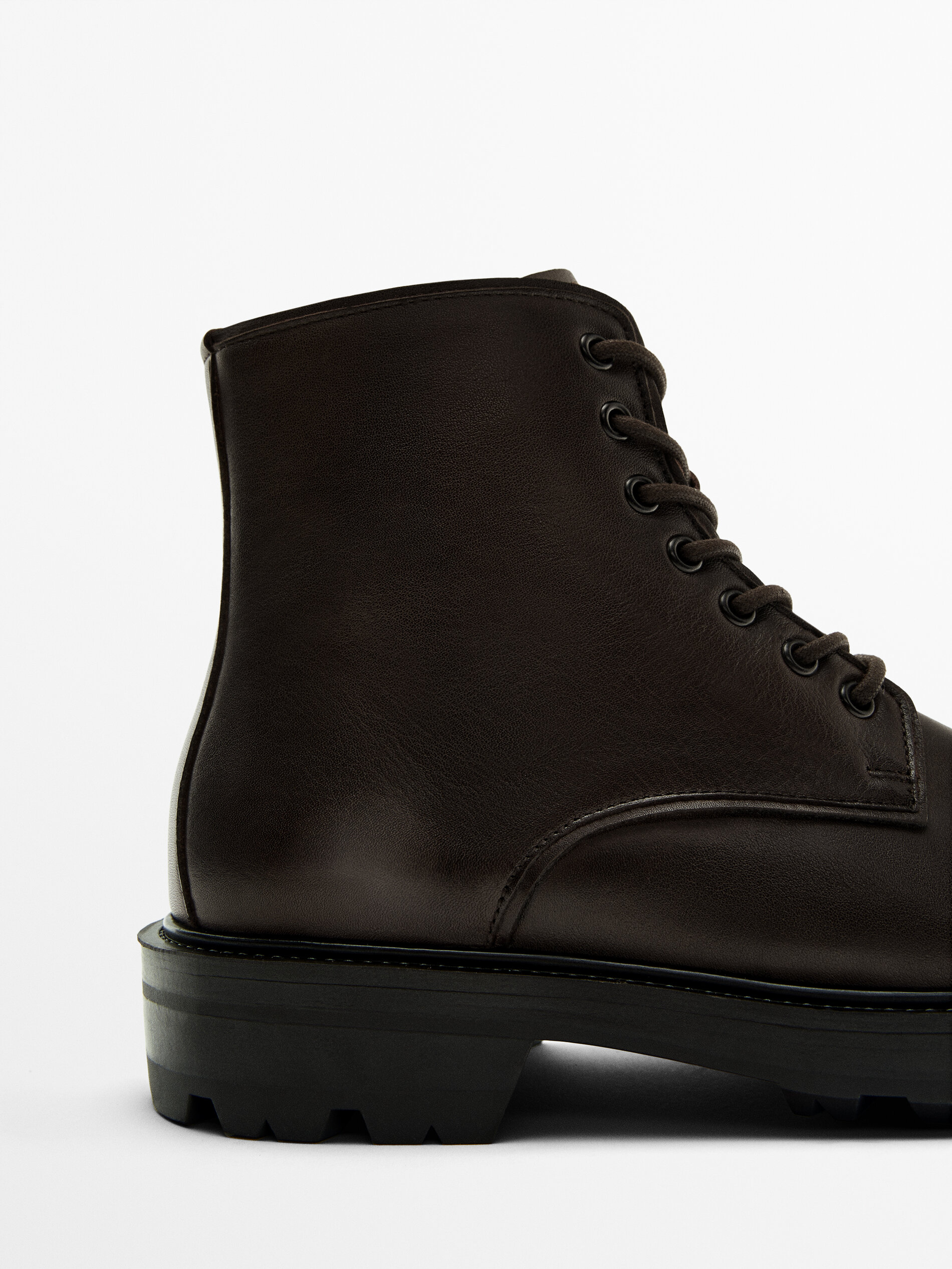 Massimo dutti discount leather boots