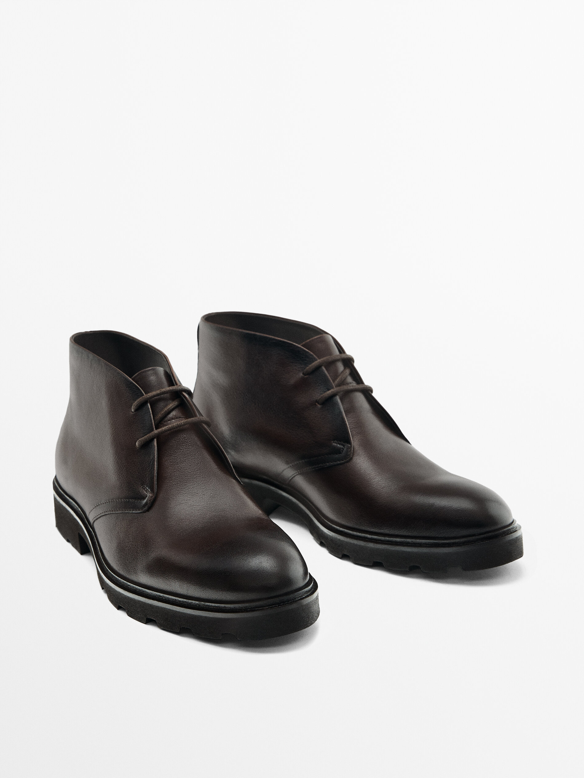 Massimo dutti white hot sale nappa ankle boots