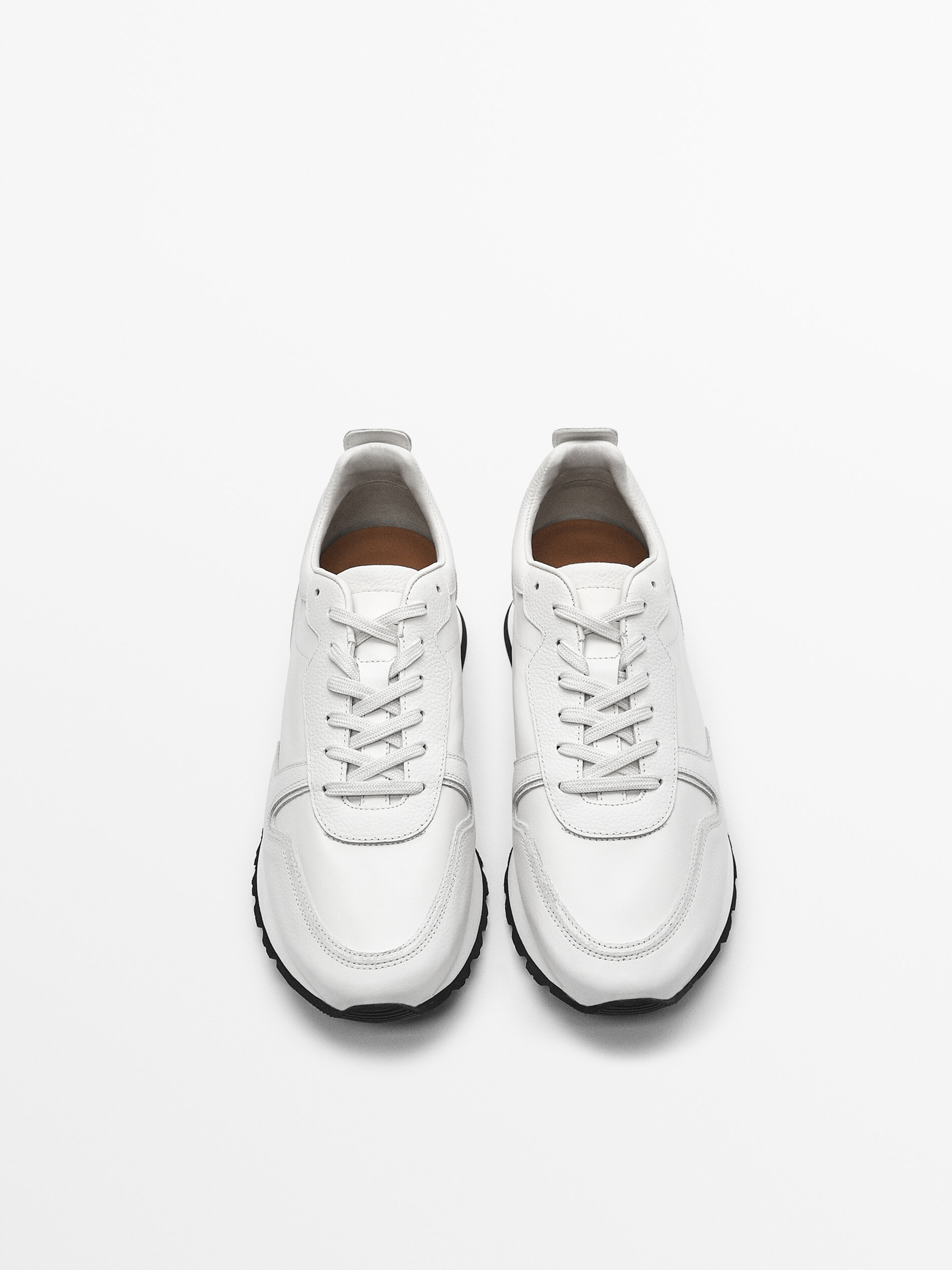 Massimo dutti sneakers white hotsell