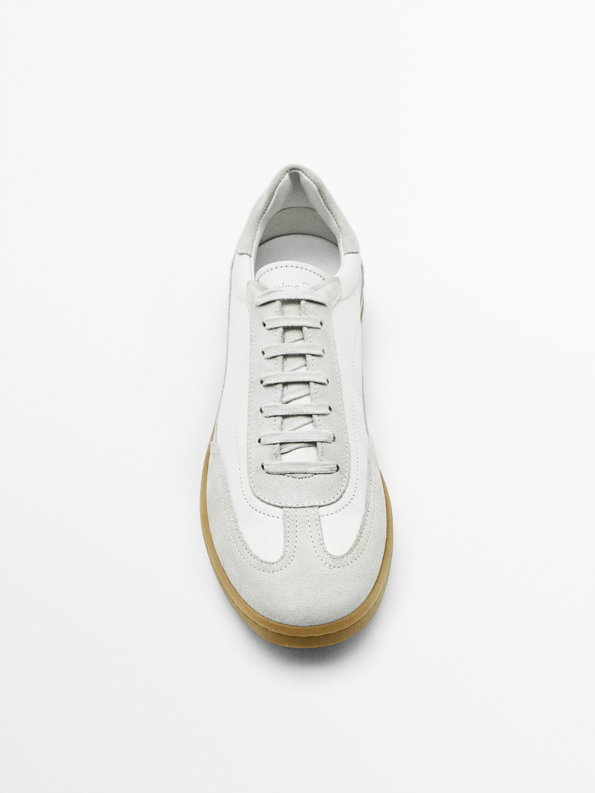 Massimo dutti white hotsell trainers