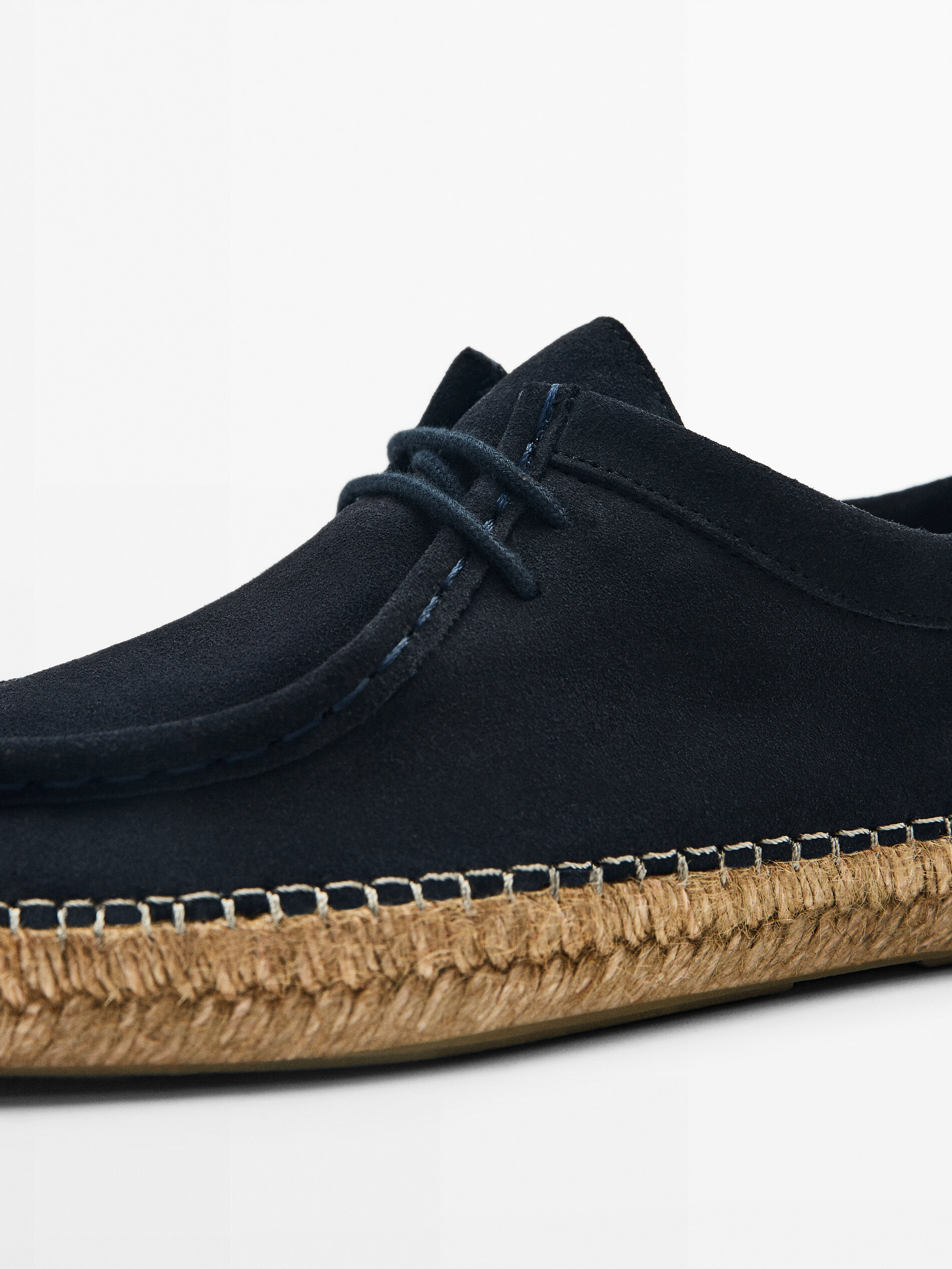 Suede lace cheap up espadrilles