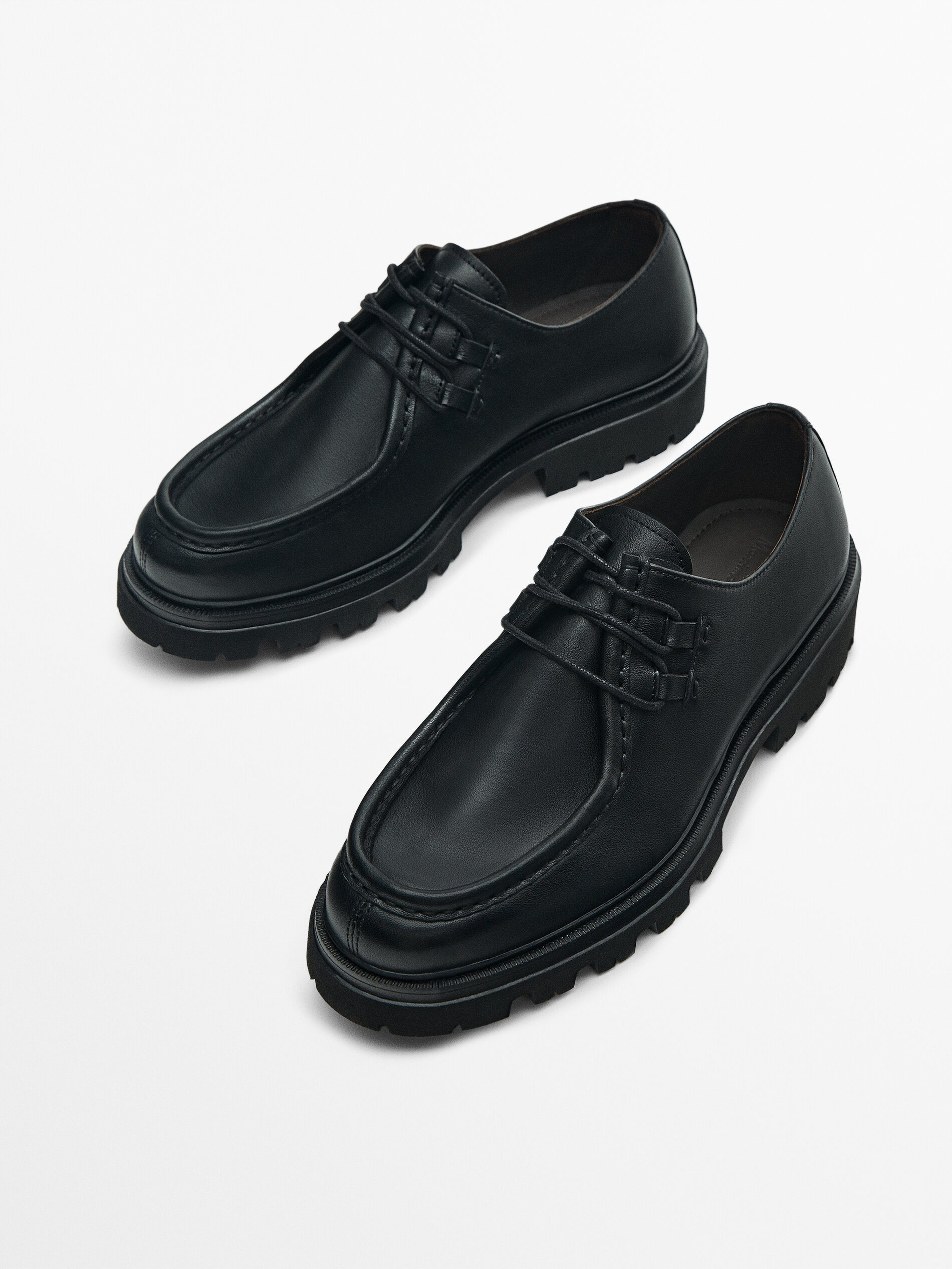 Zapato bord n napa negro