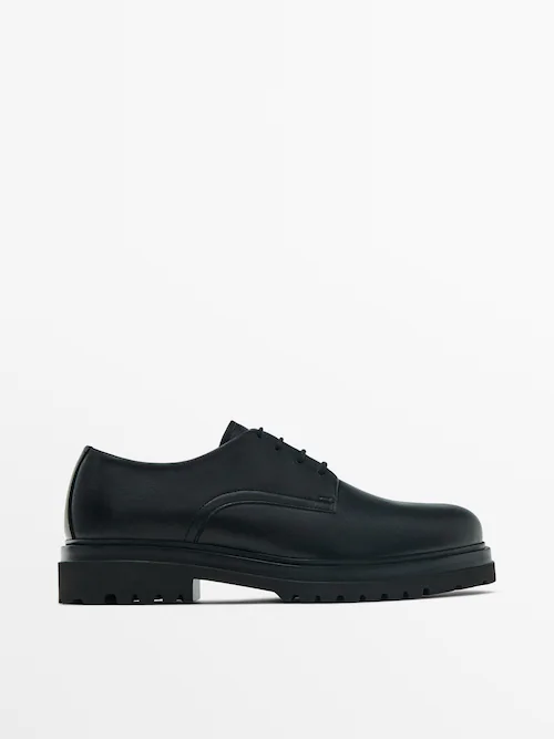 shoes | Black Black Shoes · Dutti · Massimo derby