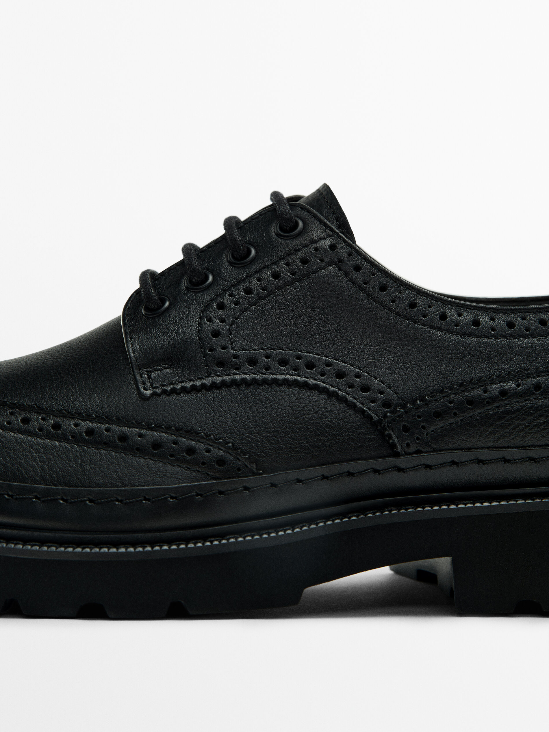 Mens brogues black online