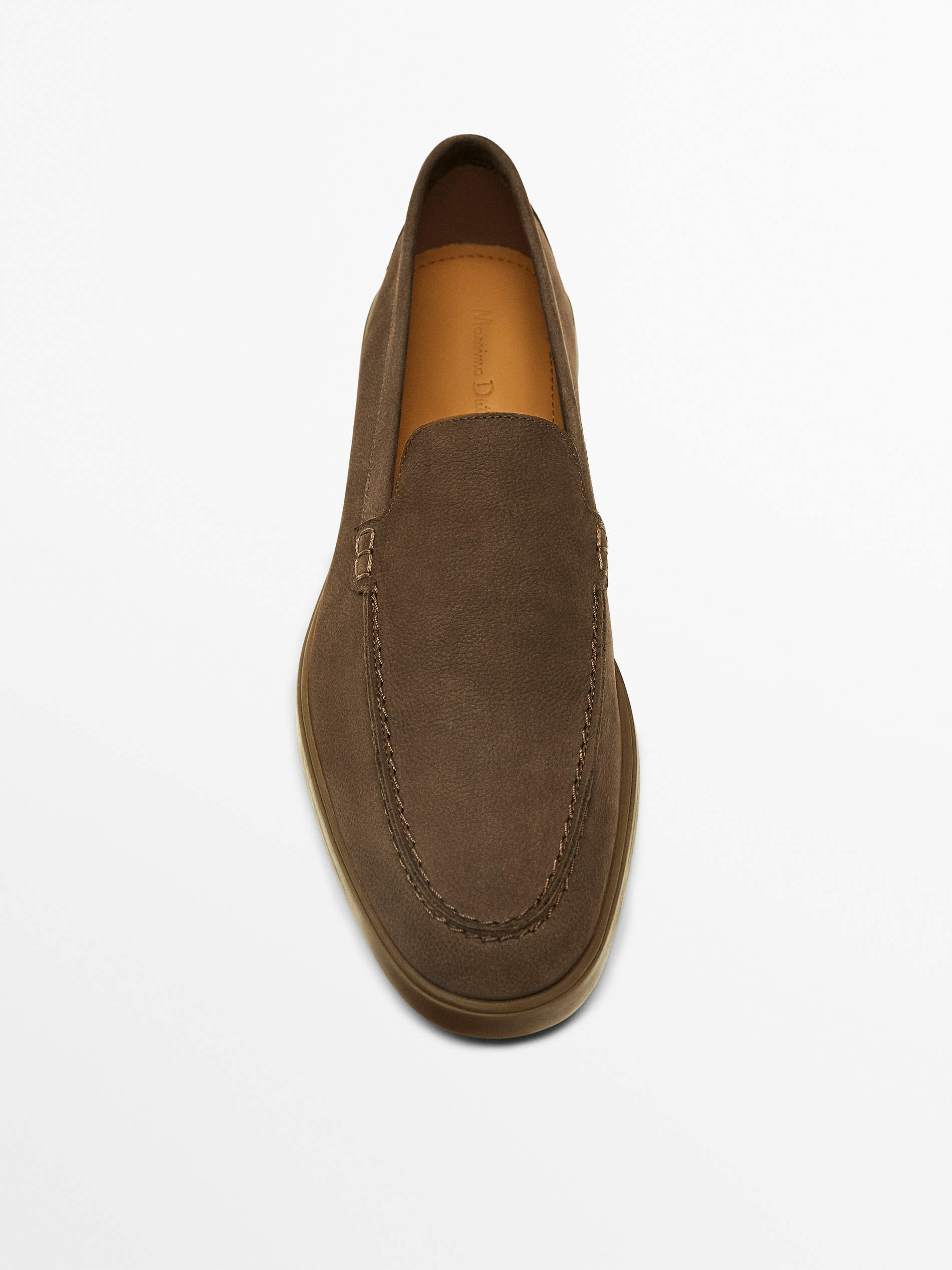 Soft nubuck loafers